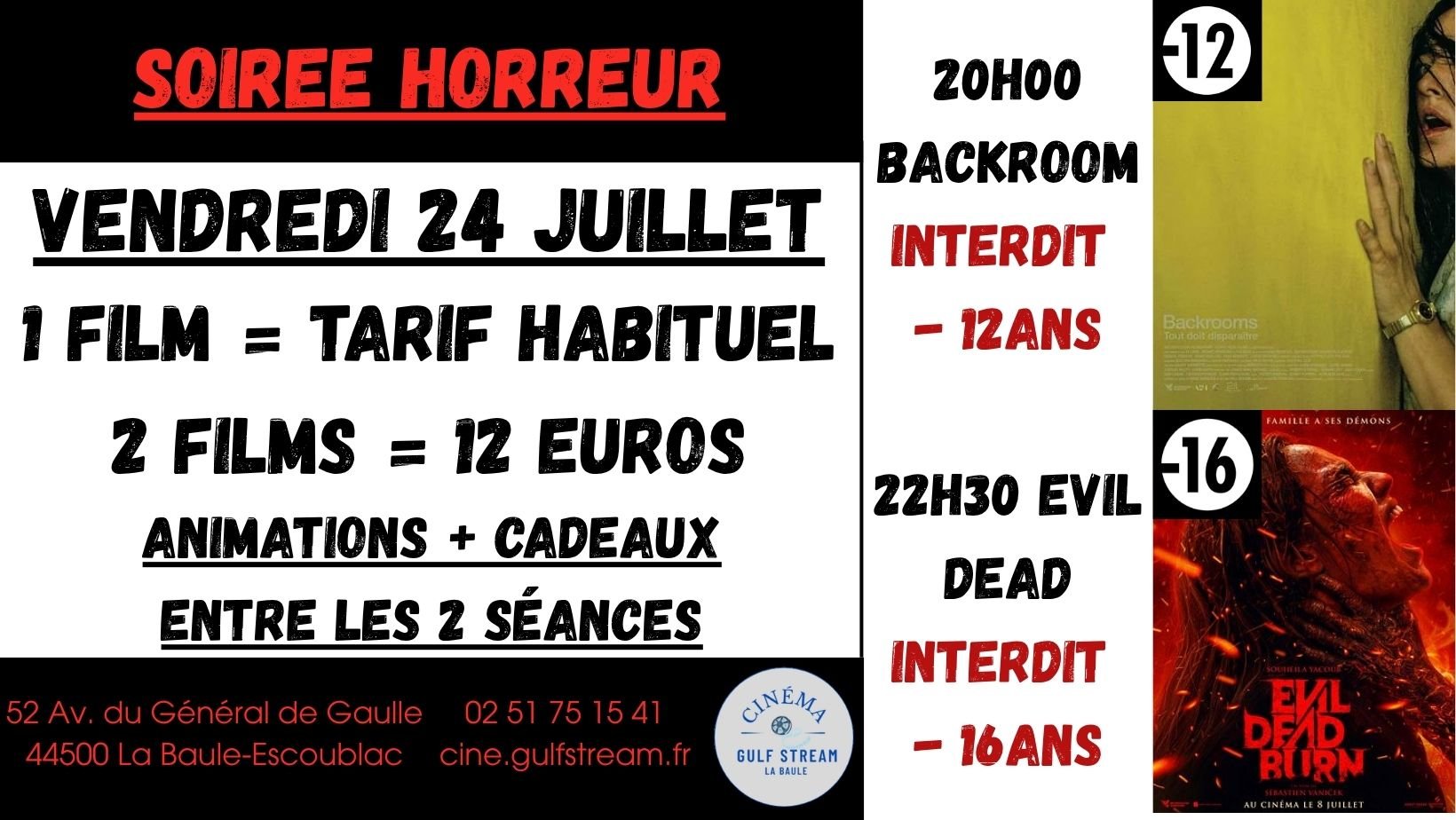 SOIREE HORREUR