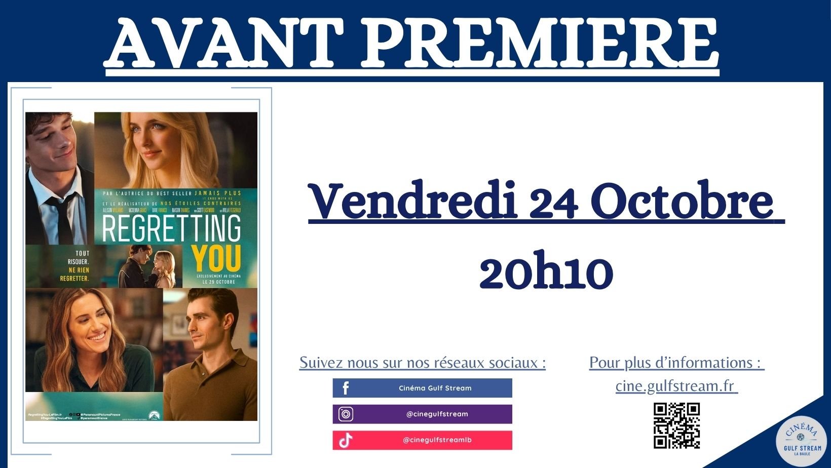 AVANT PREMIERE : REGRETTING YOU