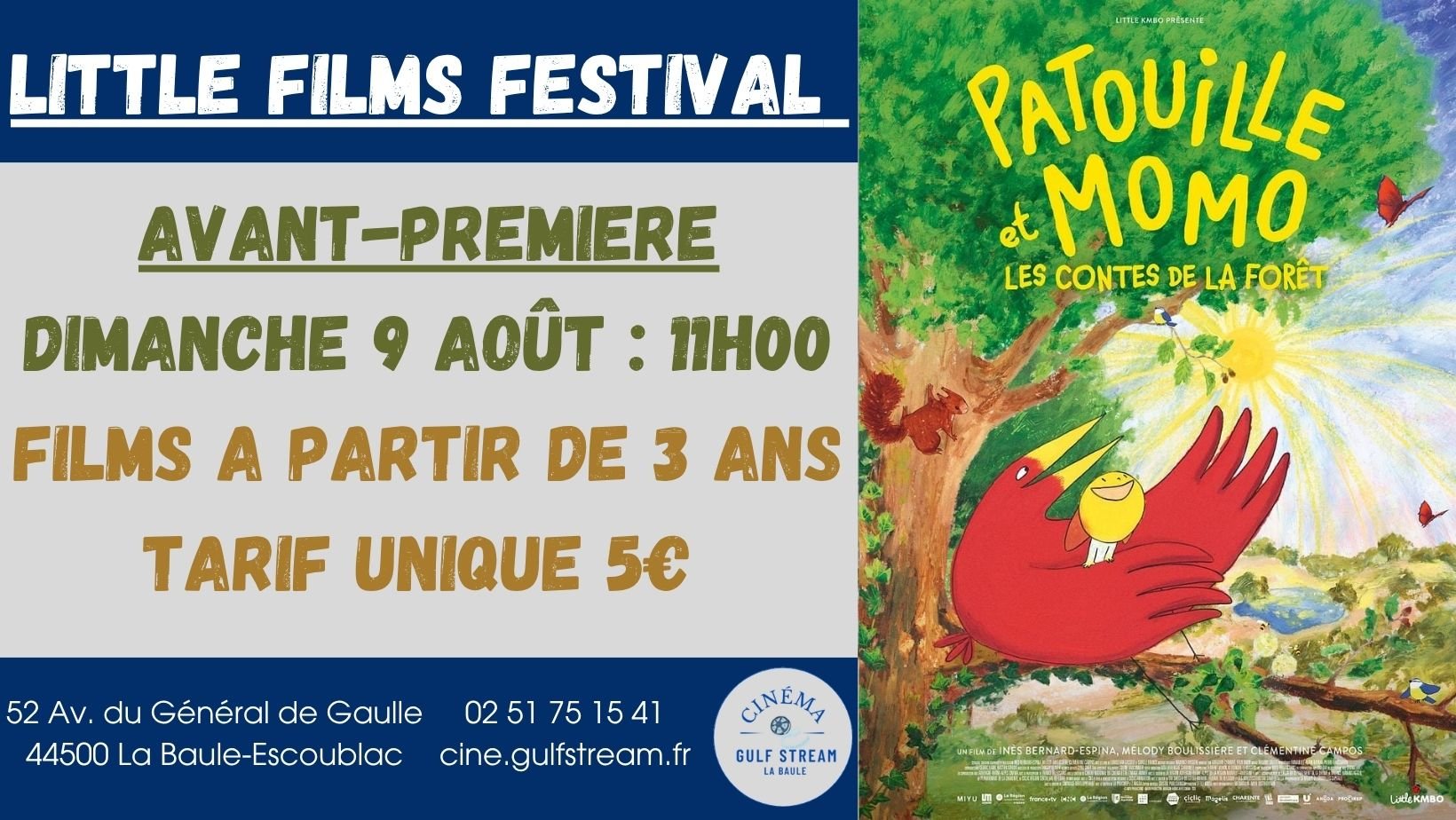 AVANT-PREMIERE : Patouille et Momo les contes de la forêt