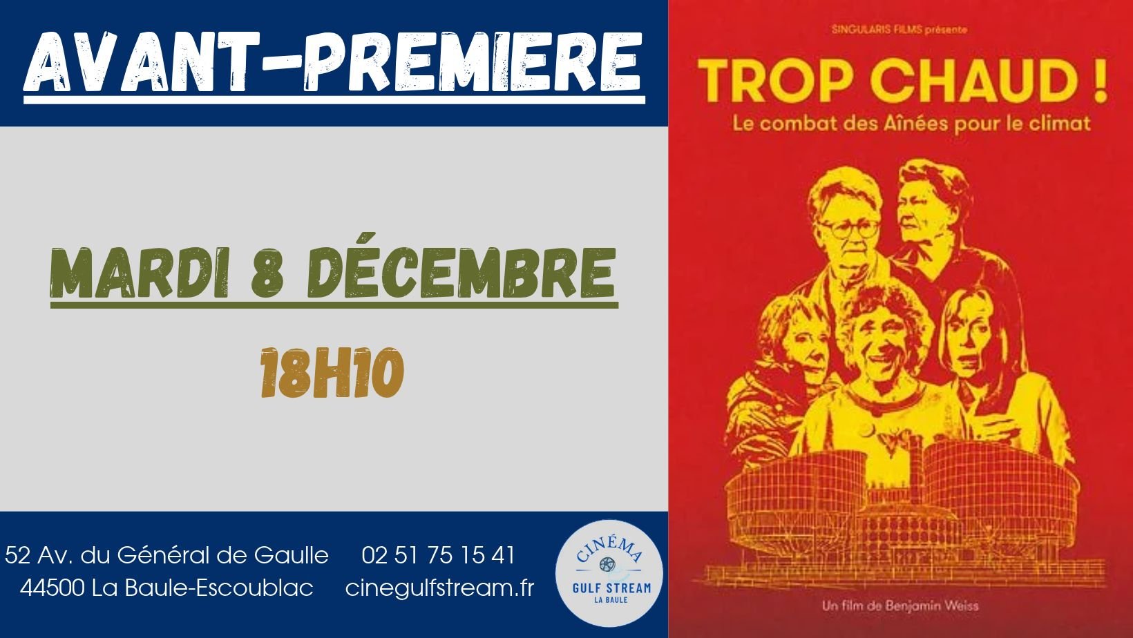 AVANT-PREMIERE : Trop chaud ! Le combat des Aînées pour le climat