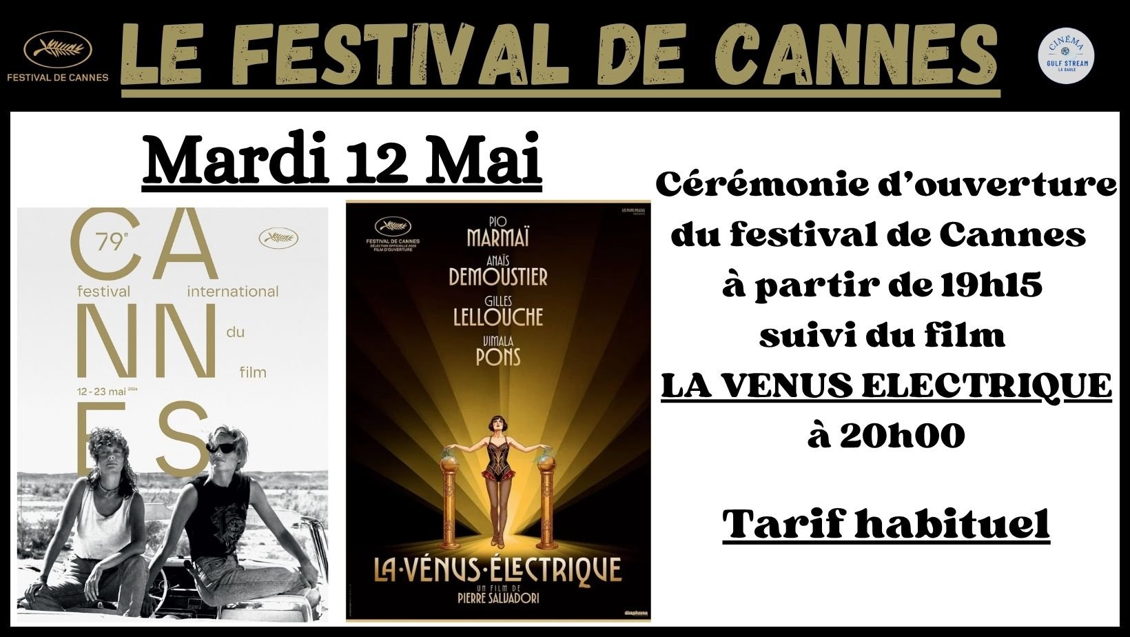 Cérémonie du Festival de Cannes