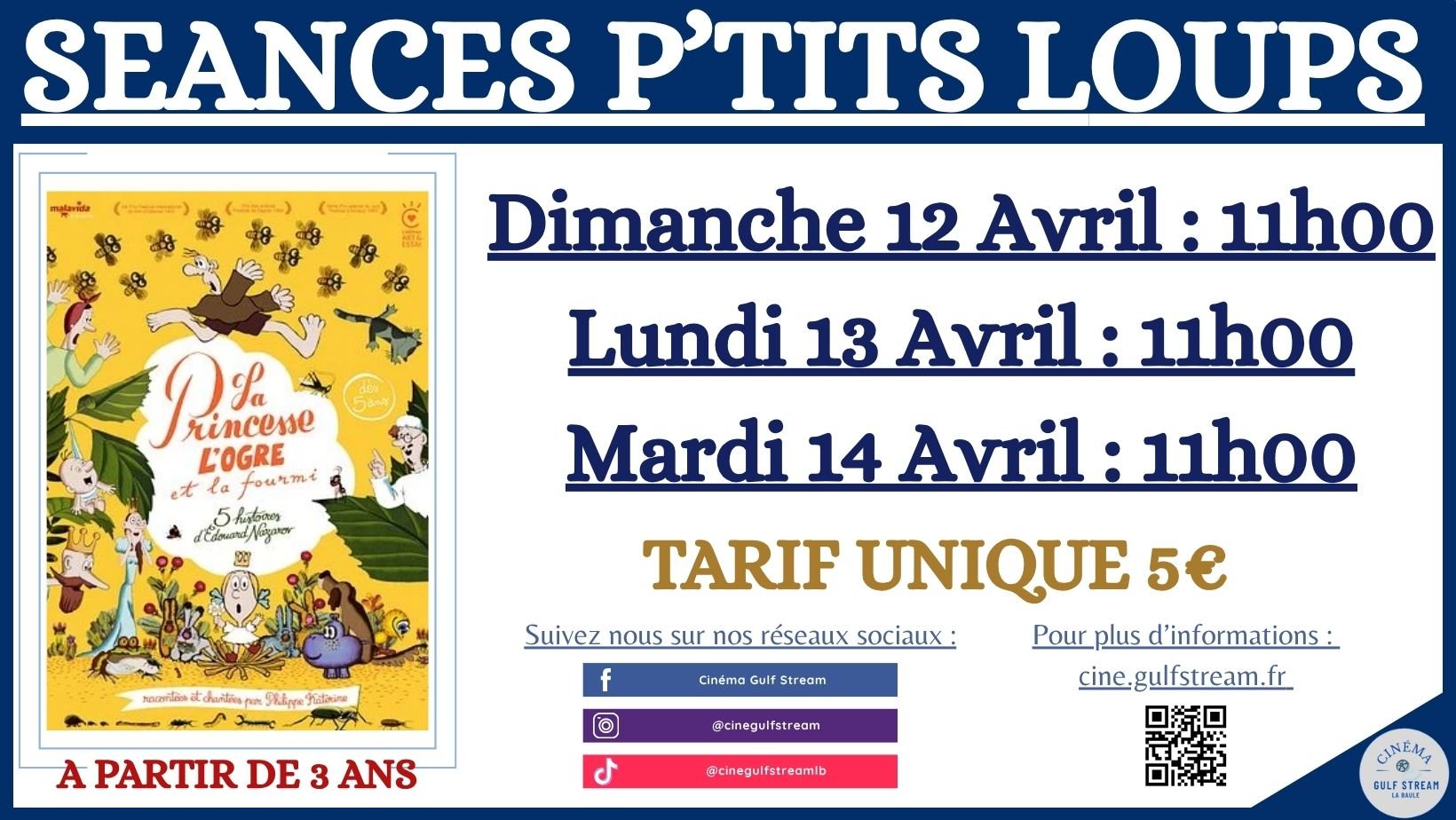 SEANCES P’TITS LOUPS