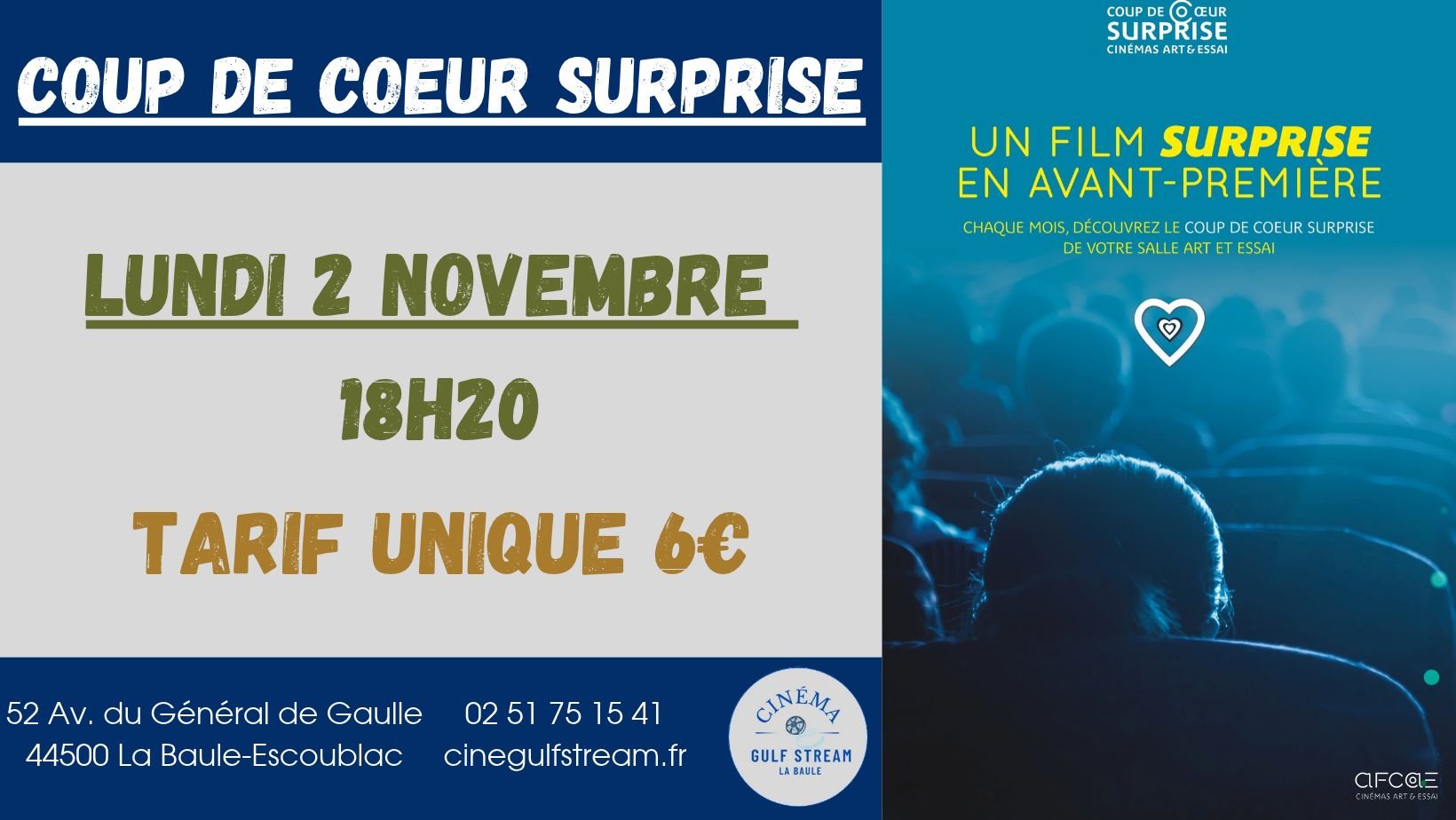 COUP DE COEUR SURPRISE AFCAE NOVEMBRE