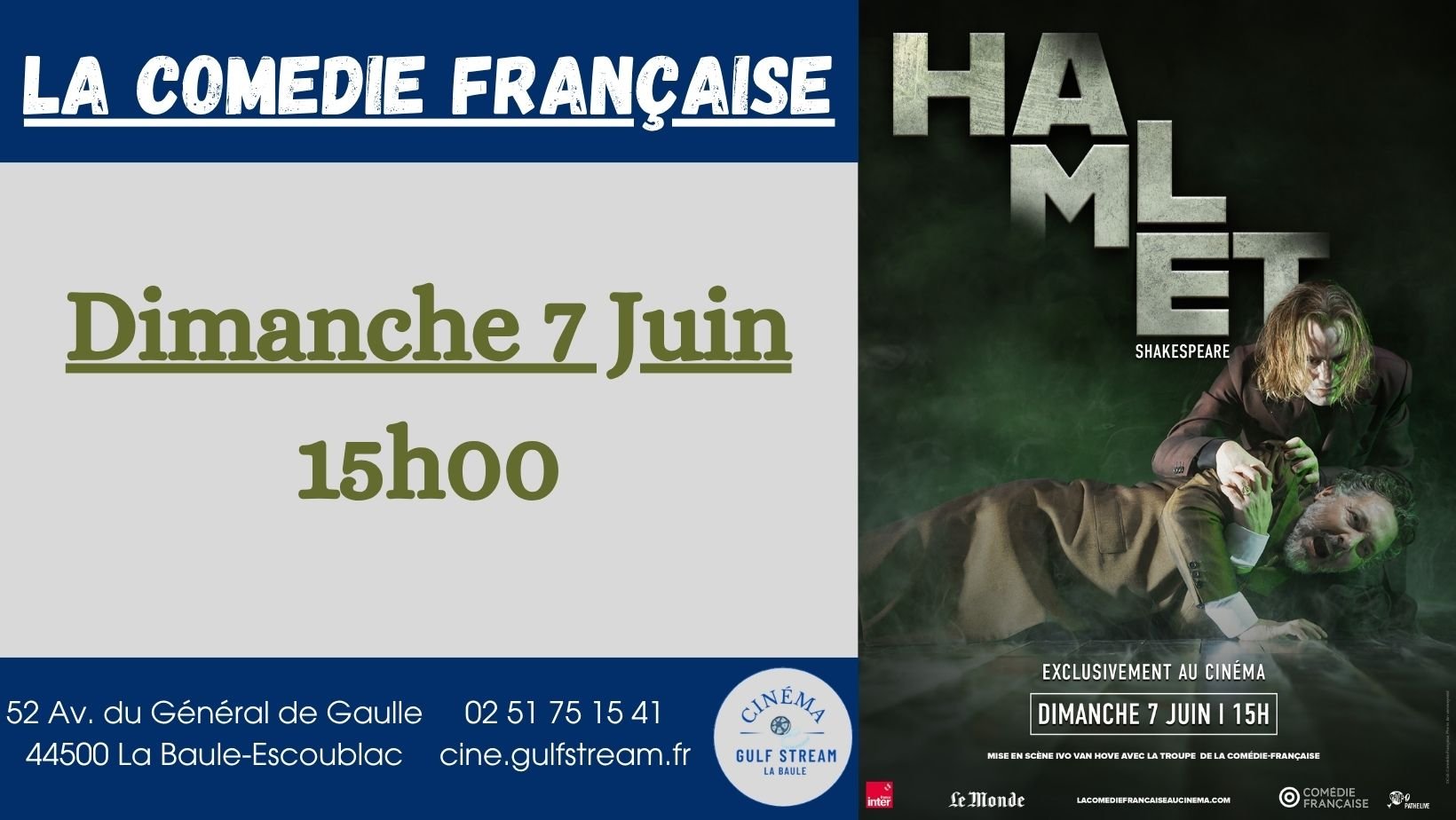 Comédie Française : Hamlet 