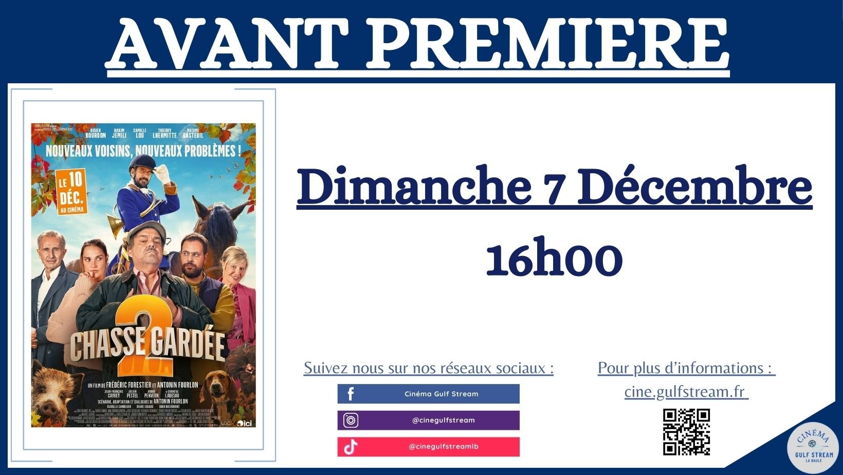 AVANT-PREMIERE " CHASSE GARDEE 2"