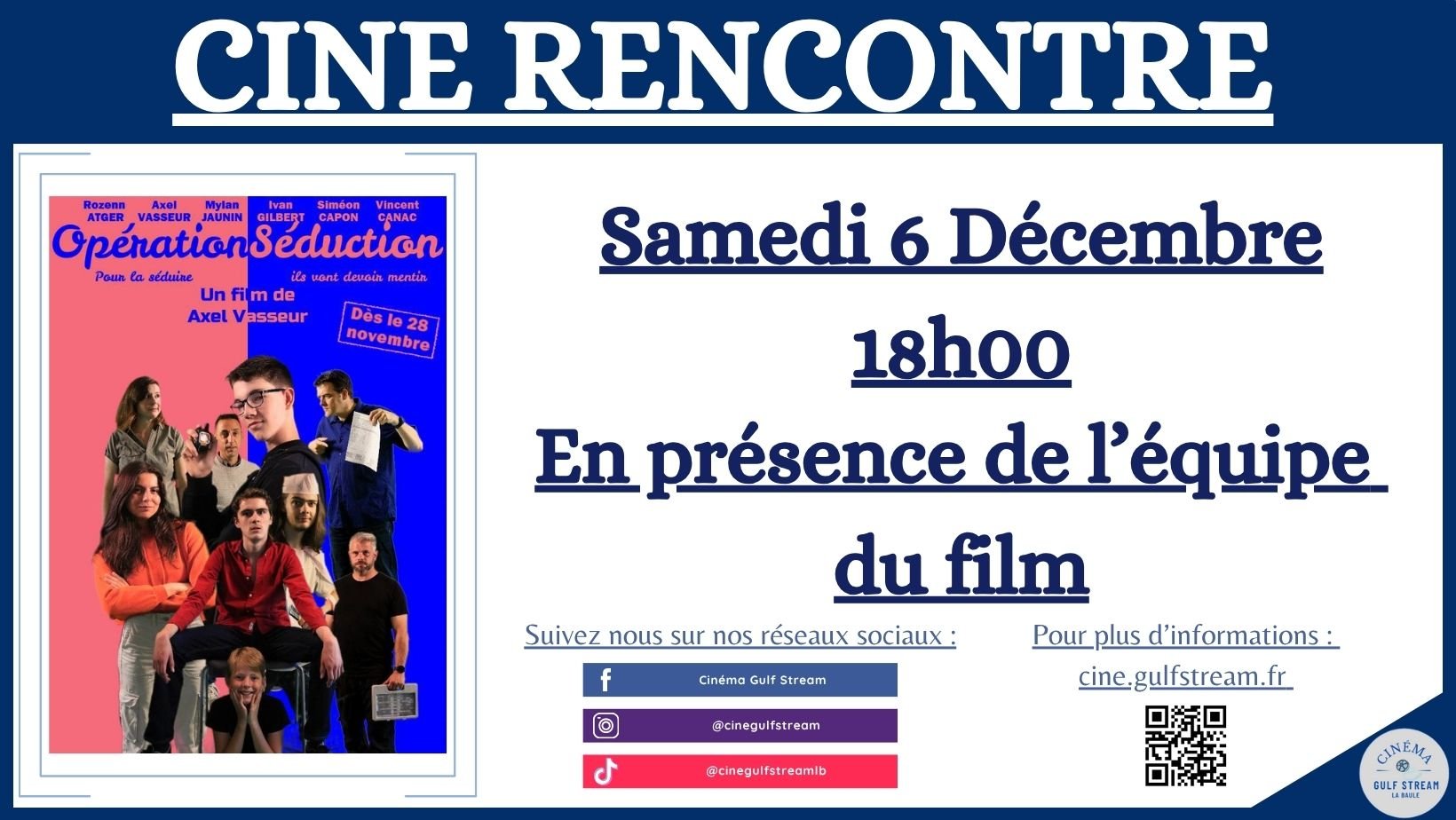 CINE-RENCONTRE : Opération Séduction