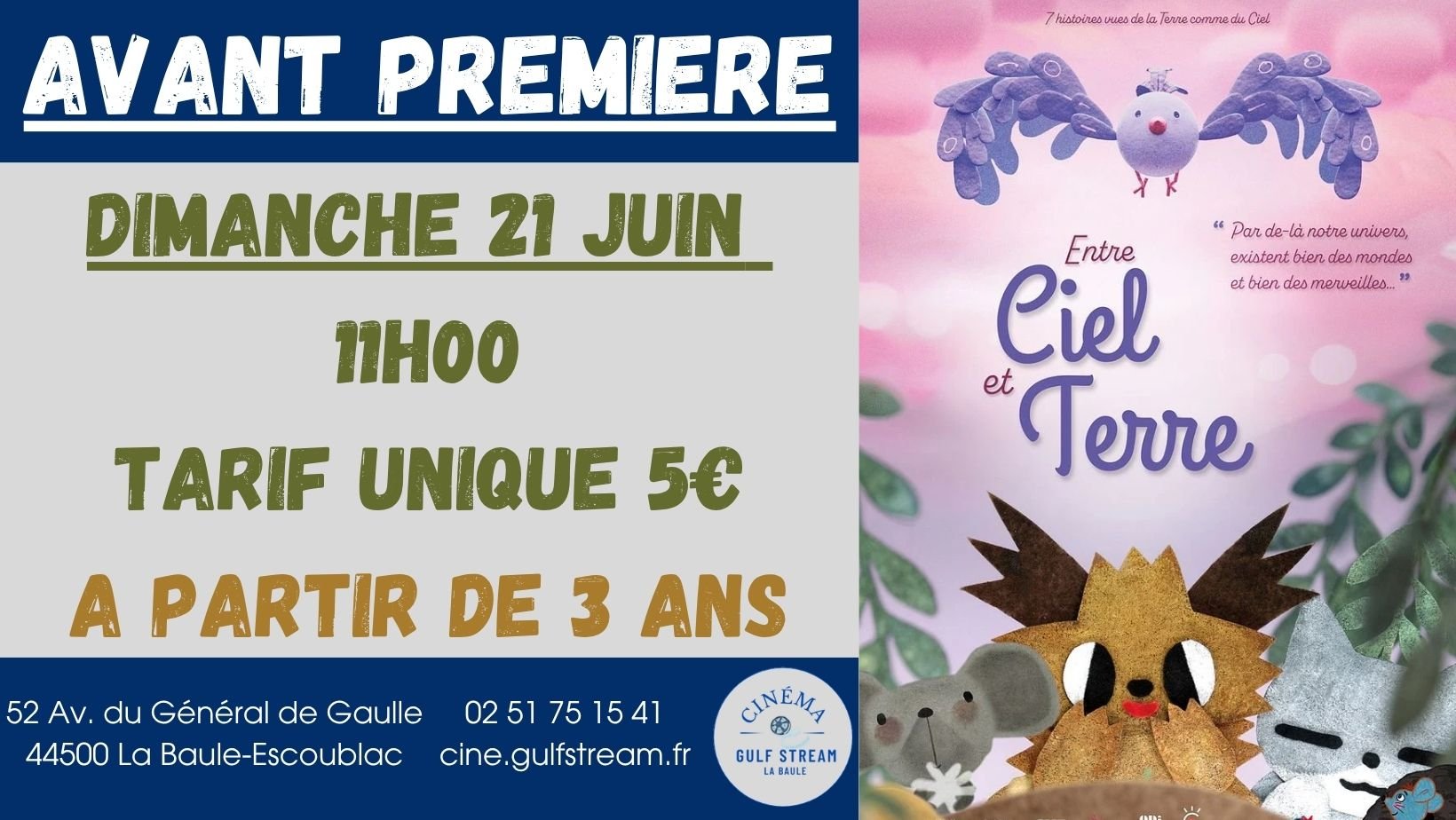 SEANCES P’TITS LOUPS AVP ENTRE CIEL ET TERRE