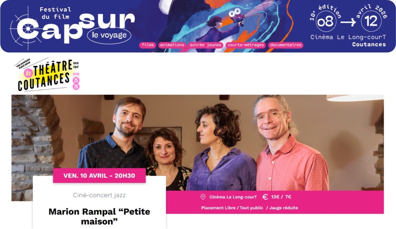 Billetterie Ciné-concert jazz Marion Rampal