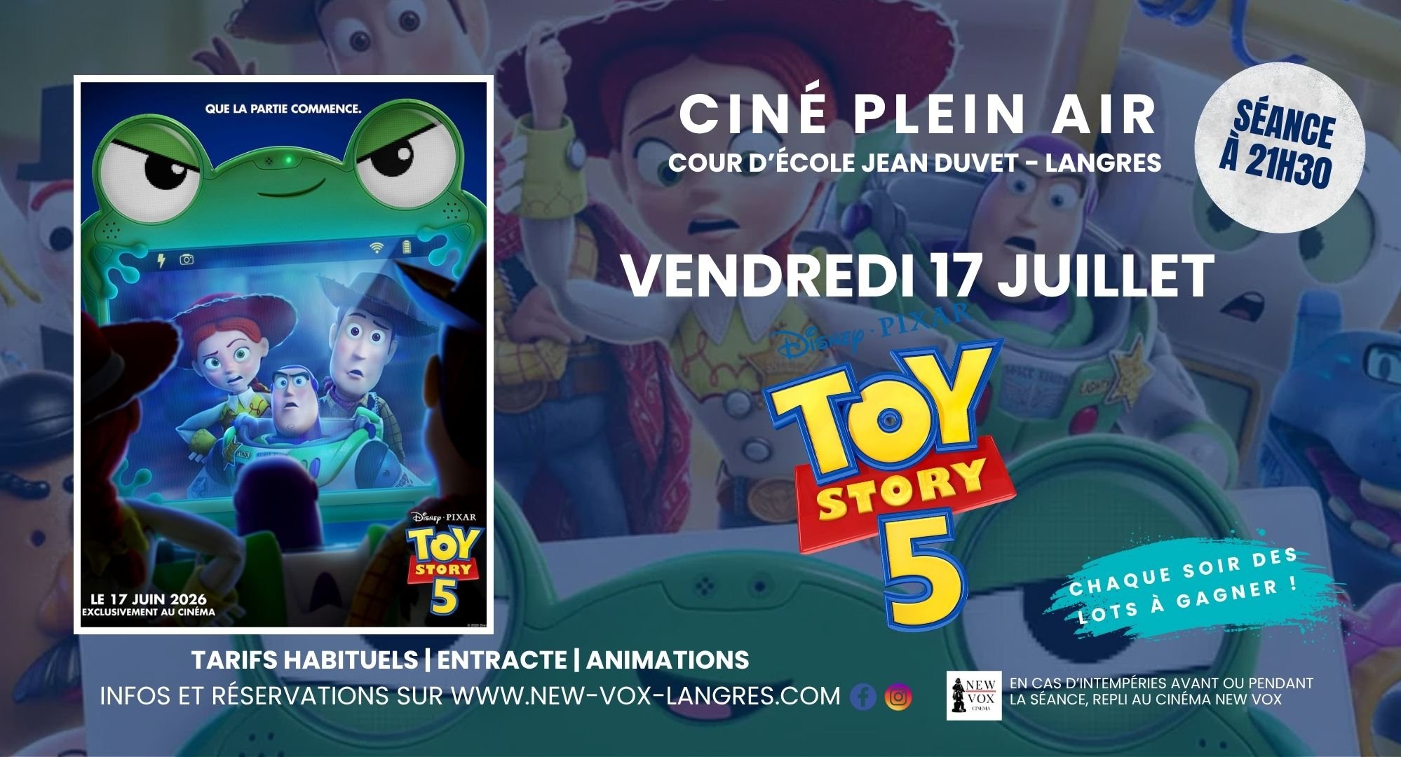 Ciné Plein Air : "Toy Story 5"