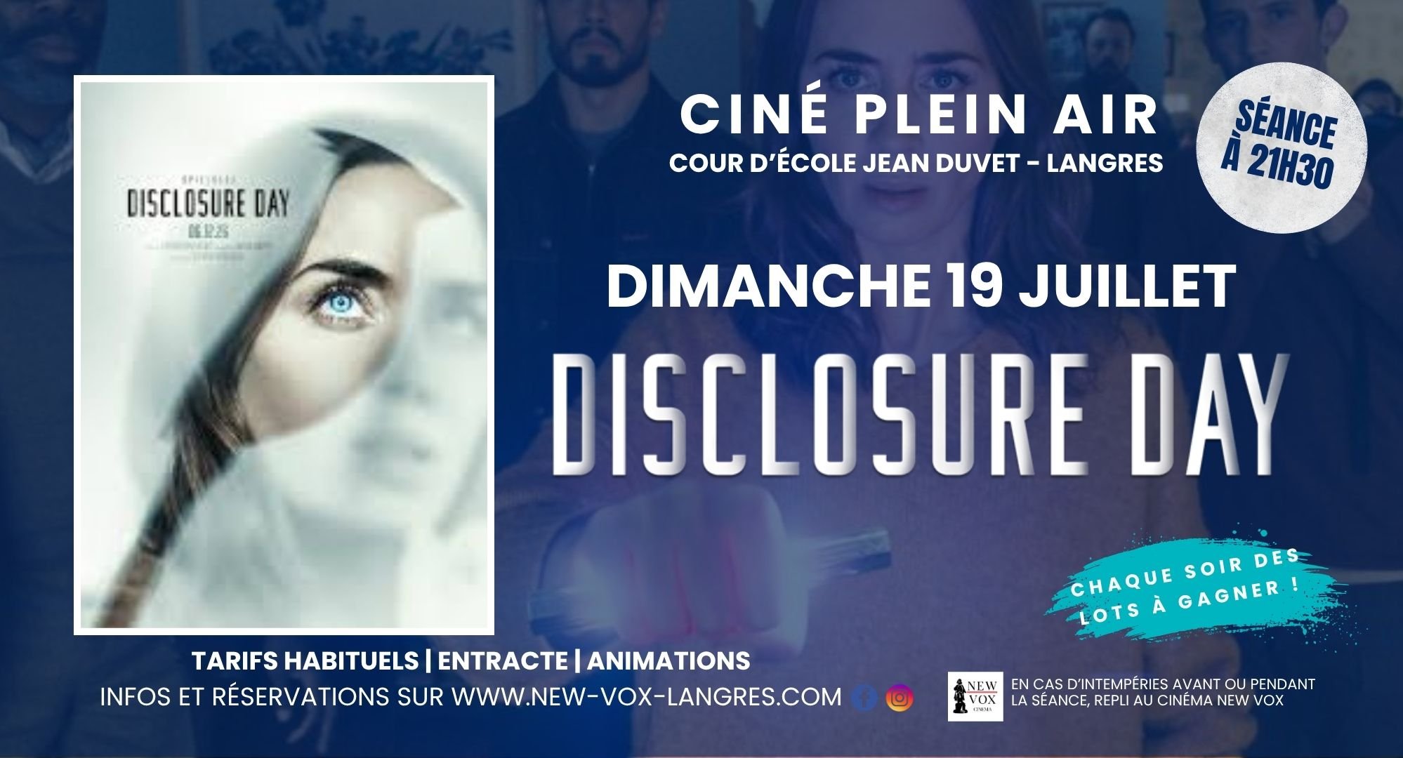 Ciné Plein Air : "Disclosure Day" 