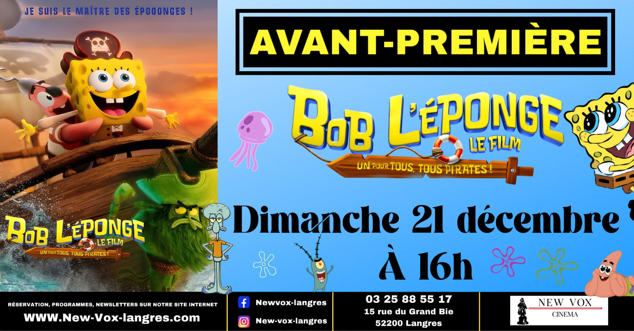 Avant-première ; 'Bob l'éponge, le film'