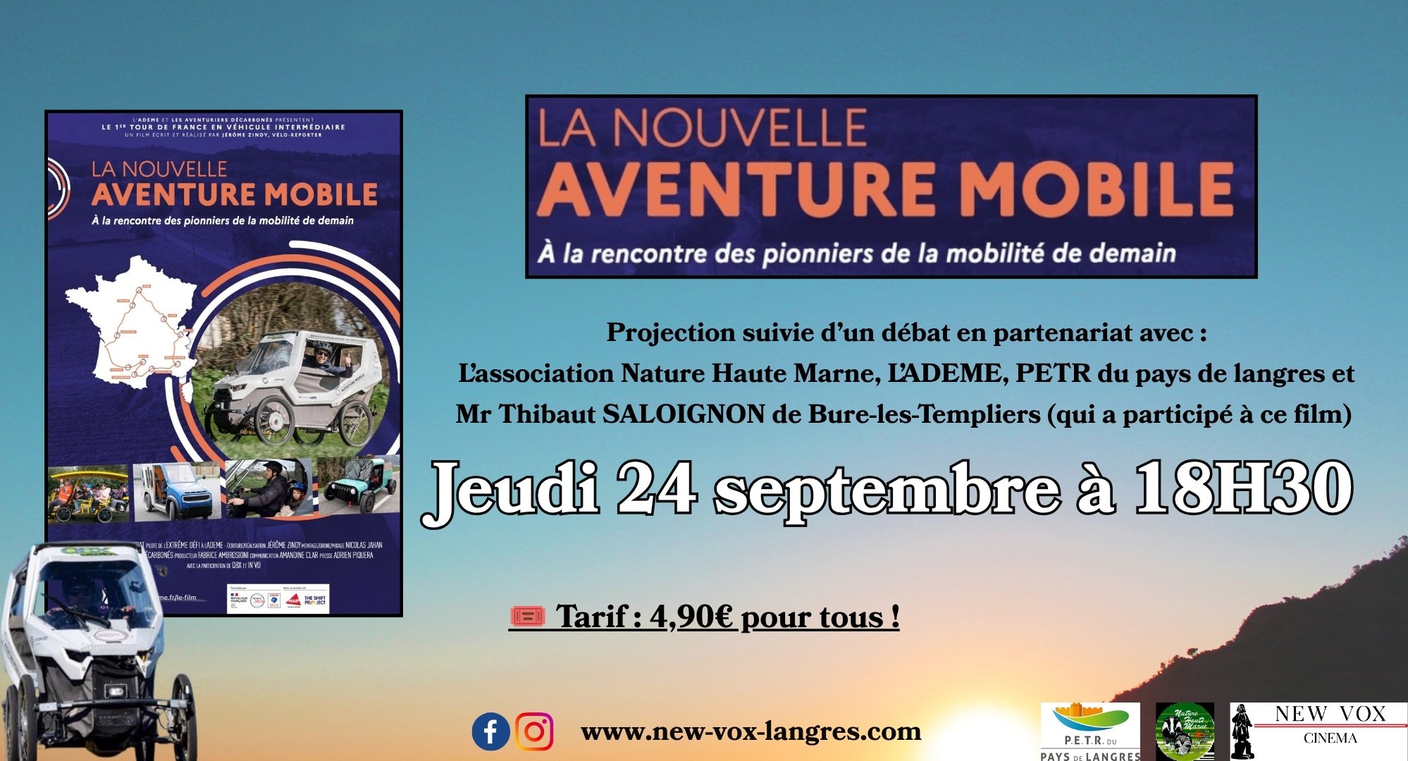 Ciné-débat : "La Nouvelle aventure mobile"