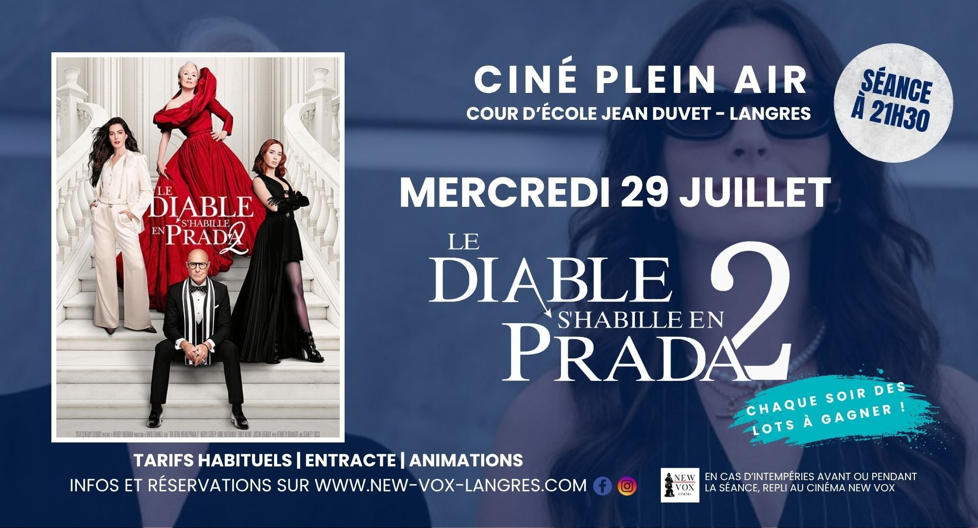 Ciné Plein Air : "Le diable s'habille en prada 2"