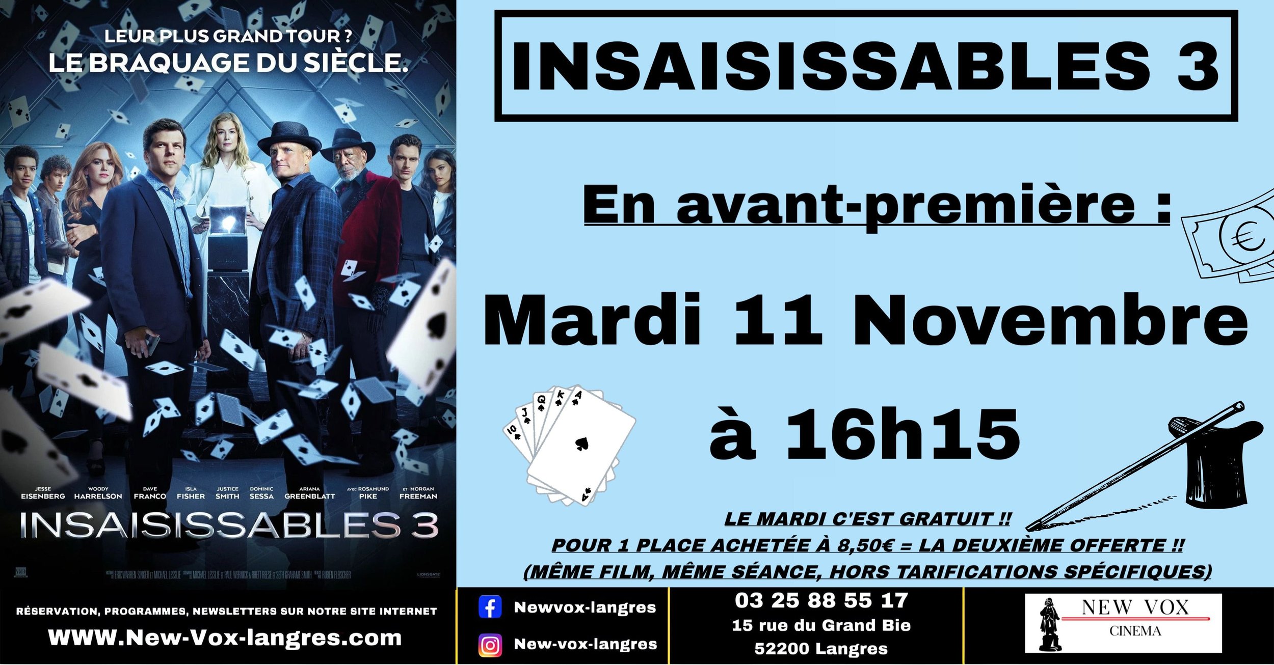 Avant-première : "Insaisissables 3"