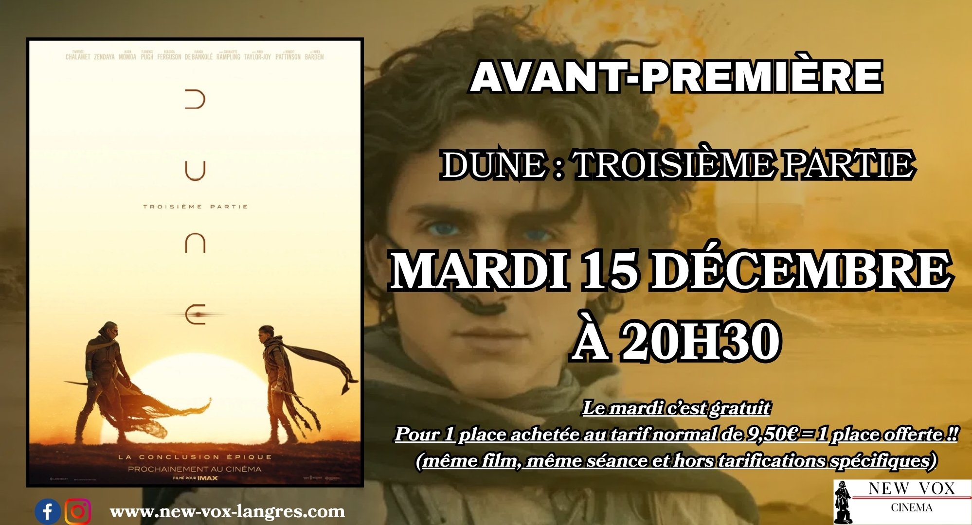 Avant-première : "Dune : troisième partie"
