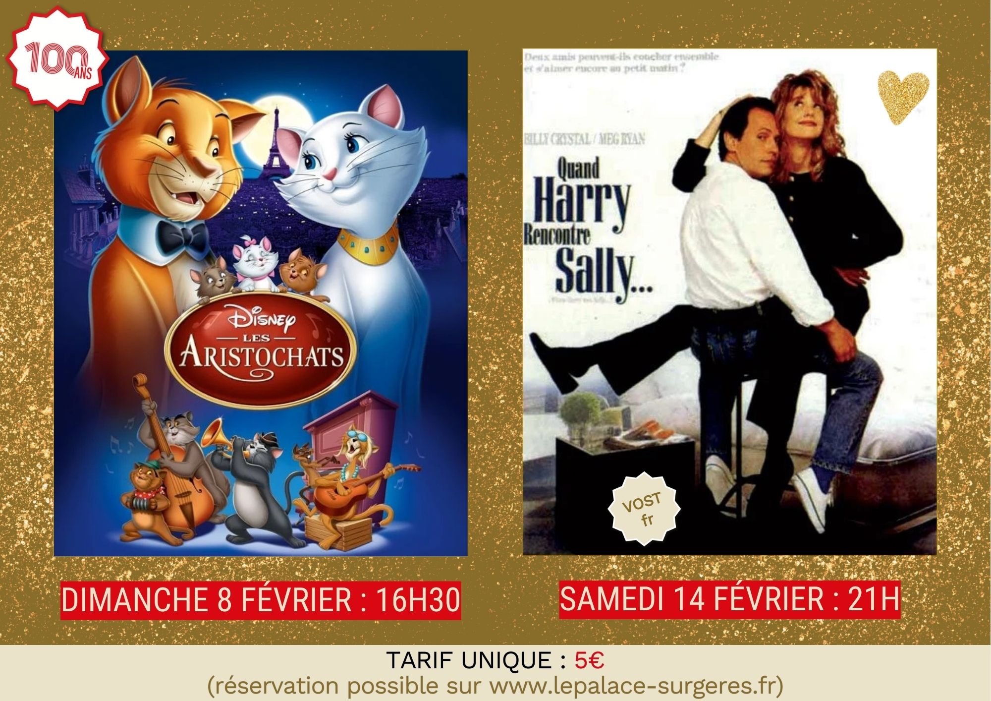 [100 ans] Coup de cœur du public février : Les Aristochats et Quand Harry rencontre Sally