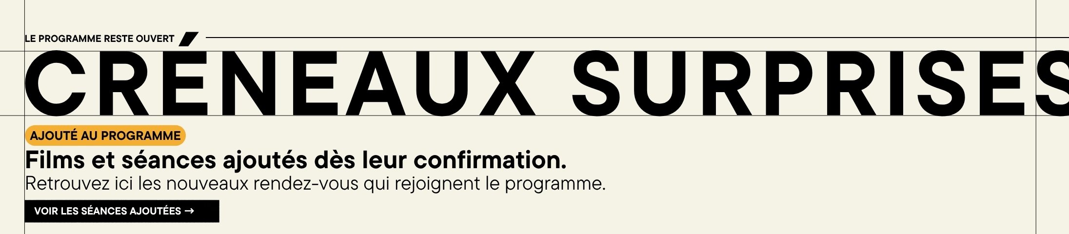 Créneaux surprises
