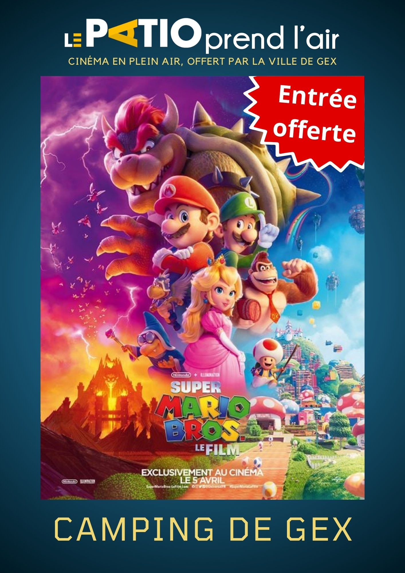 Super Mario Bros, le film - PLEIN AIR