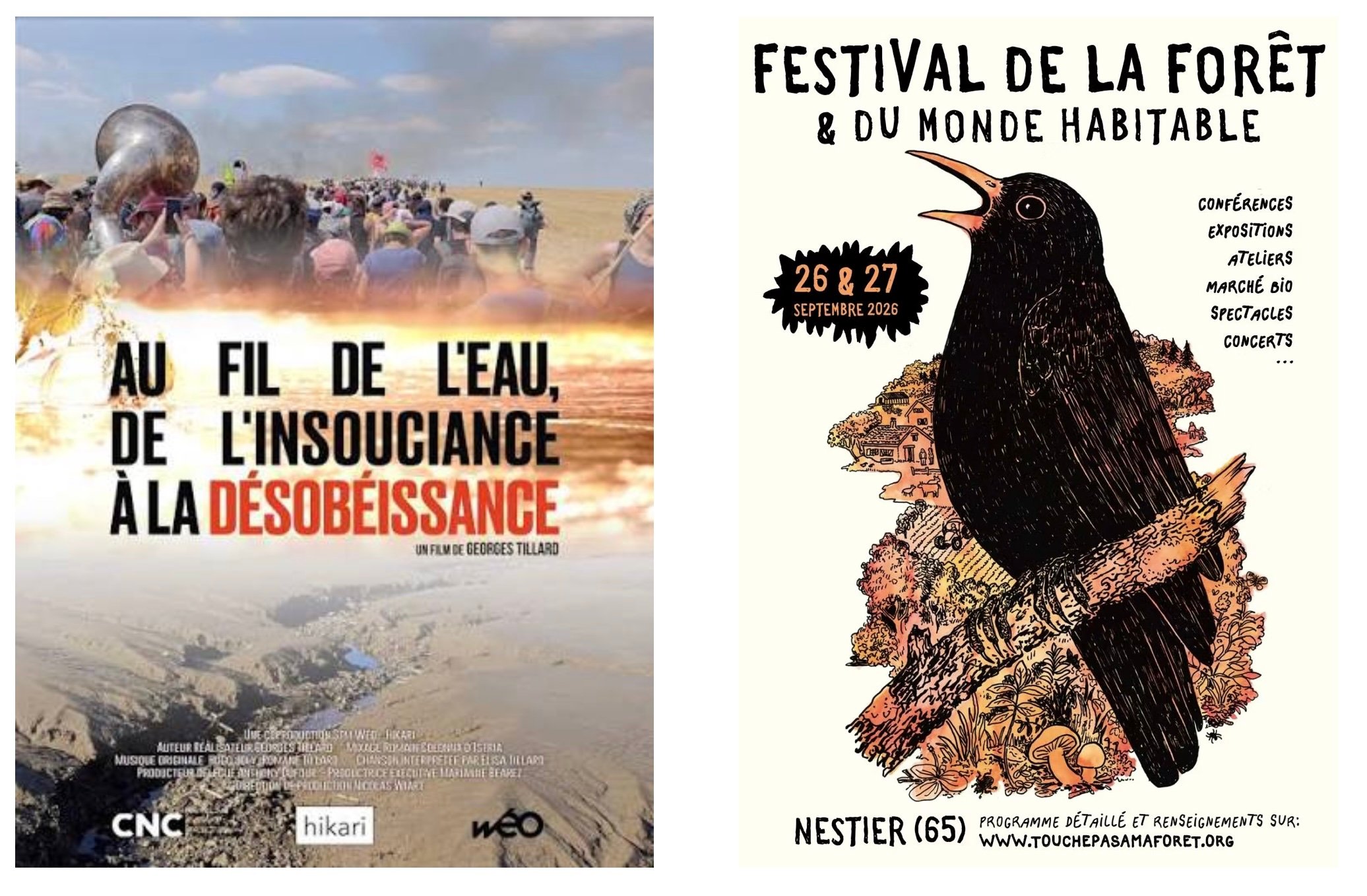 AU FIL DE L'EAU, de l'insouciance à la désobéissance