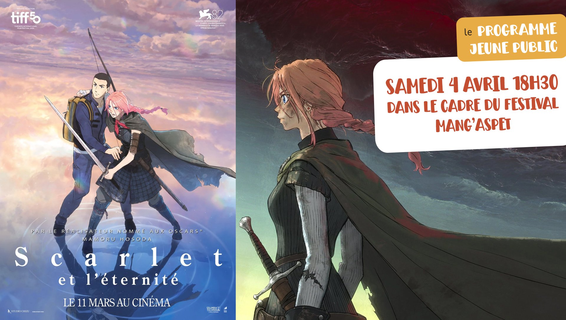 SCARLET ET L'ÉTERNITÉ - FETIVAL MANG'ASPET