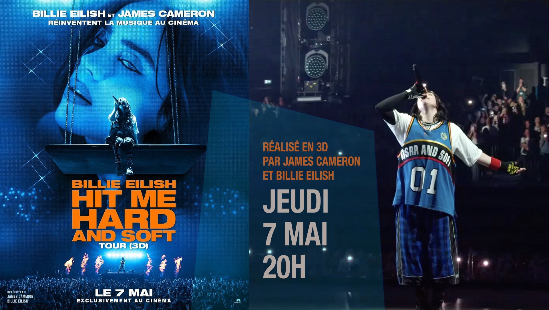 BILLIE EILISH + JAMES CAMERON // LE CONCERT EN 3D
