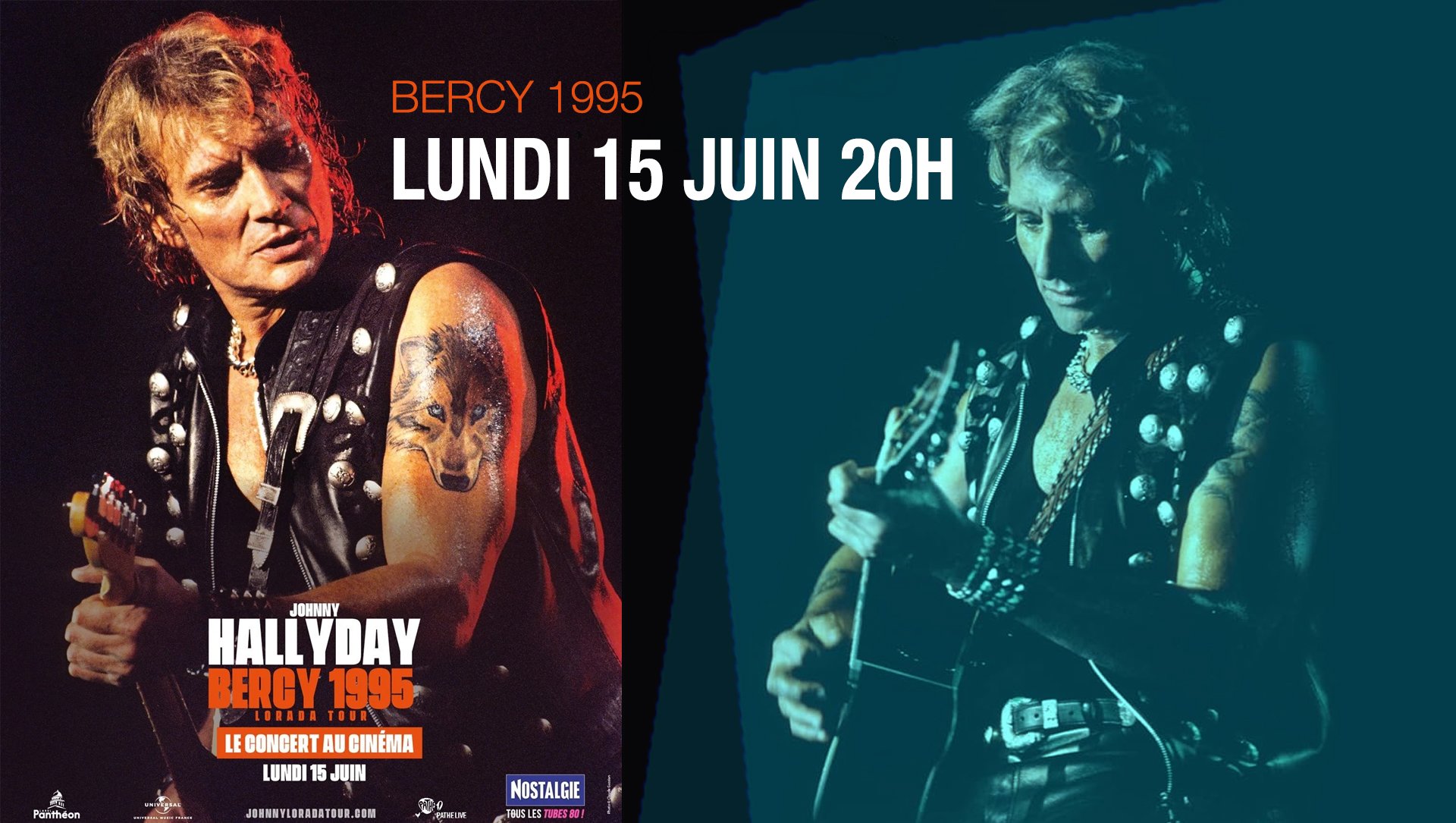 JOHNNY HALLYDAY, LORADA TOUR - BERCY 1995