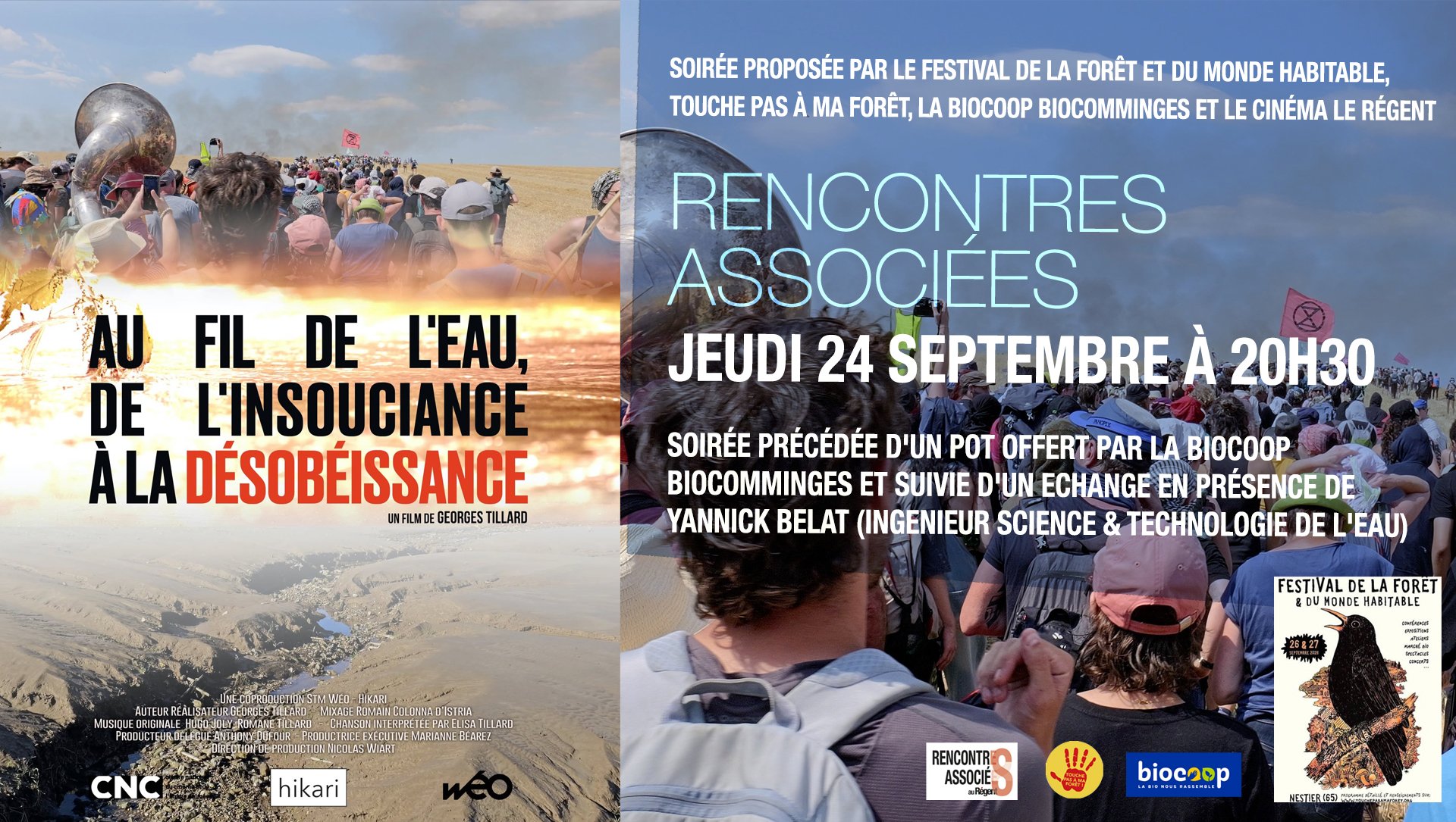 AU FIL DE L'EAU, de l'insouciance à la désobéissance