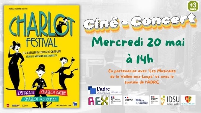 Ciné-concert Charlot Festival !