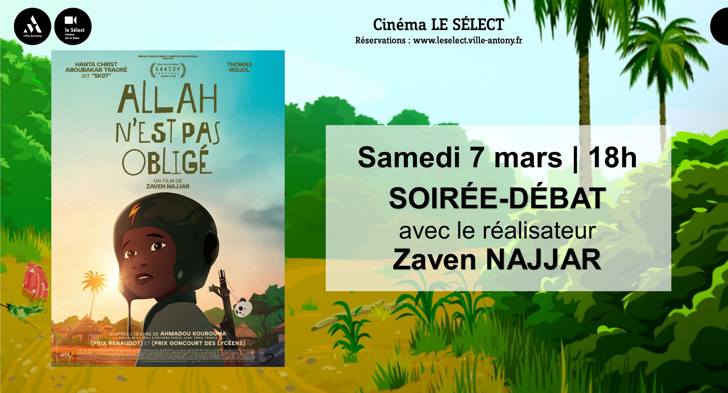 Soirée-Débat ALLAH N'EST PAS OBLIGE