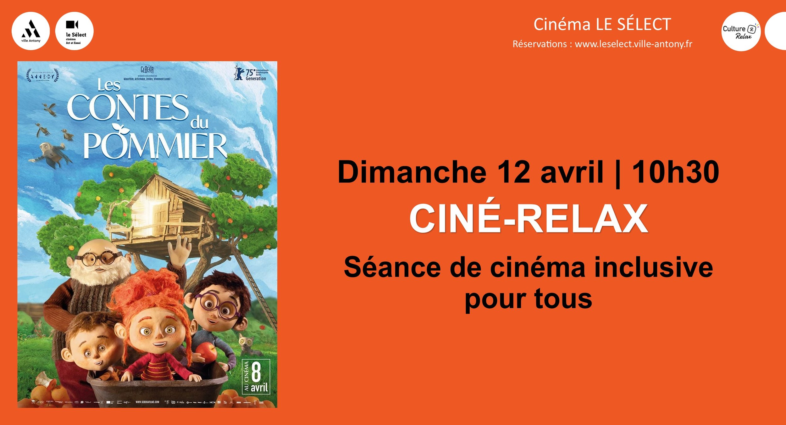Ciné-relax LES CONTES DU POMMIER