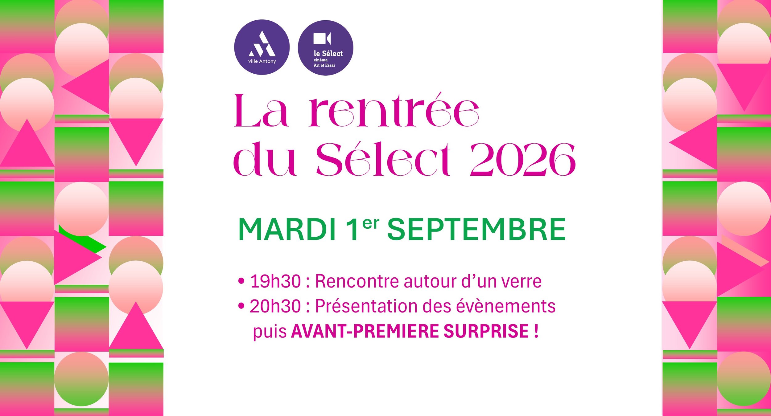 La Rentrée du Sélect 2026