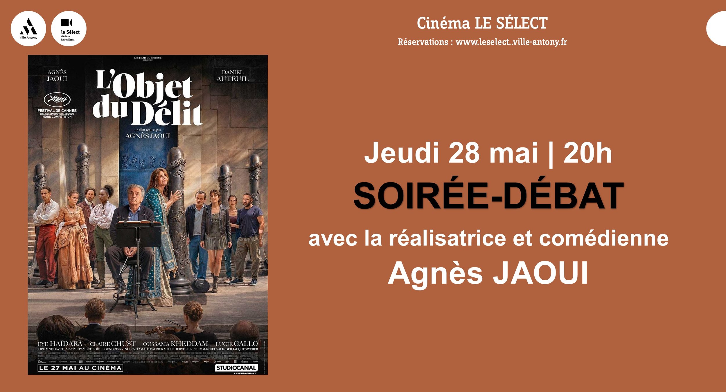Soirée-débat L'OBJET DU DELIT