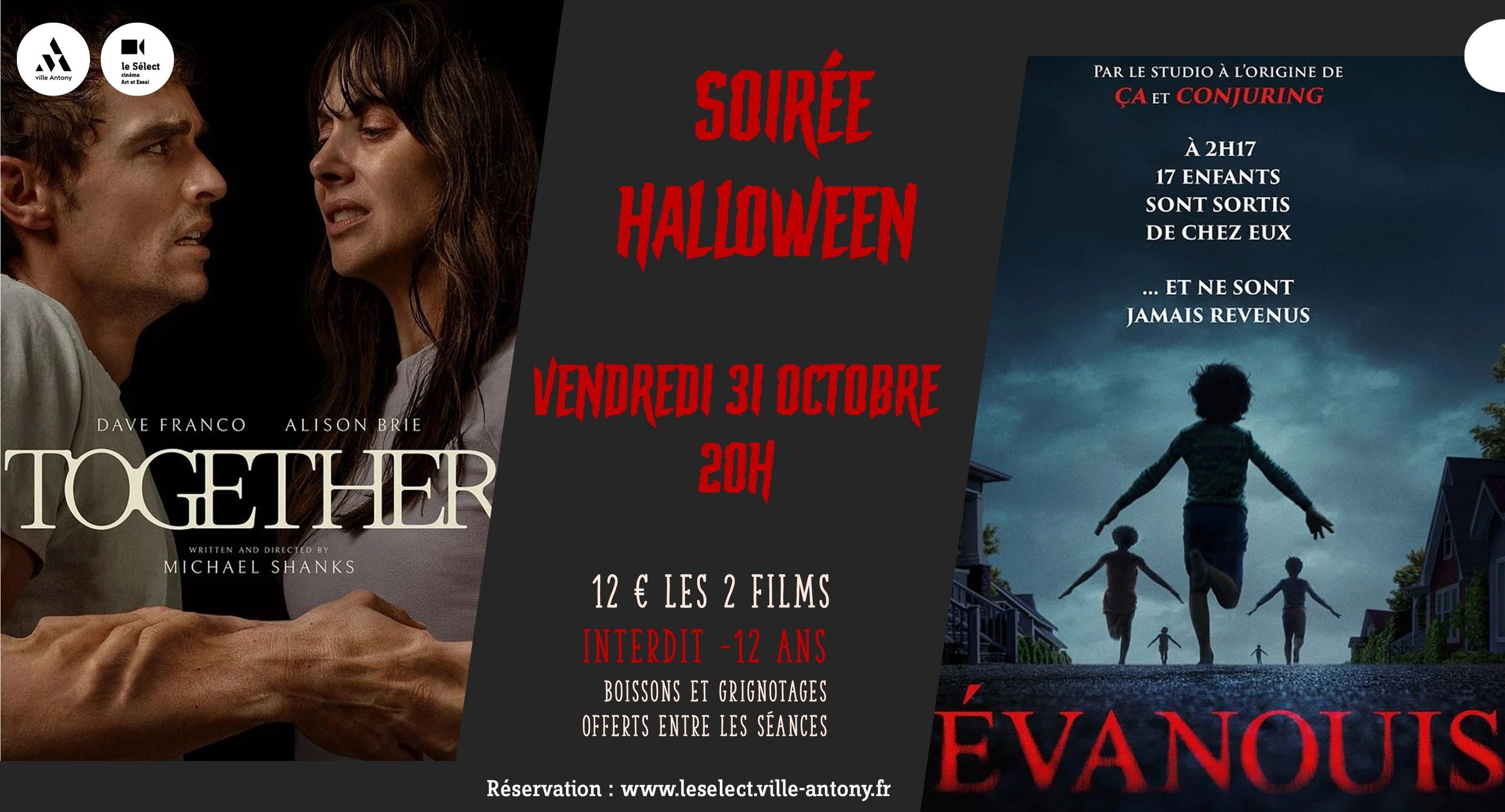 Soirée Halloween EVANOUIS + TOGETHER