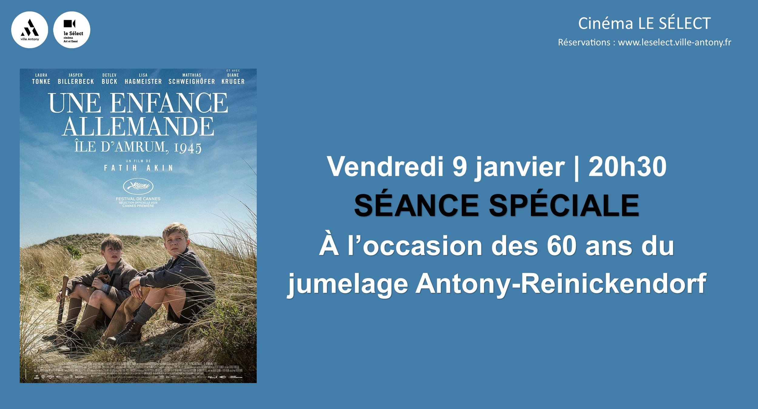 Séance spéciale UNE ENFANCE ALLEMANDE