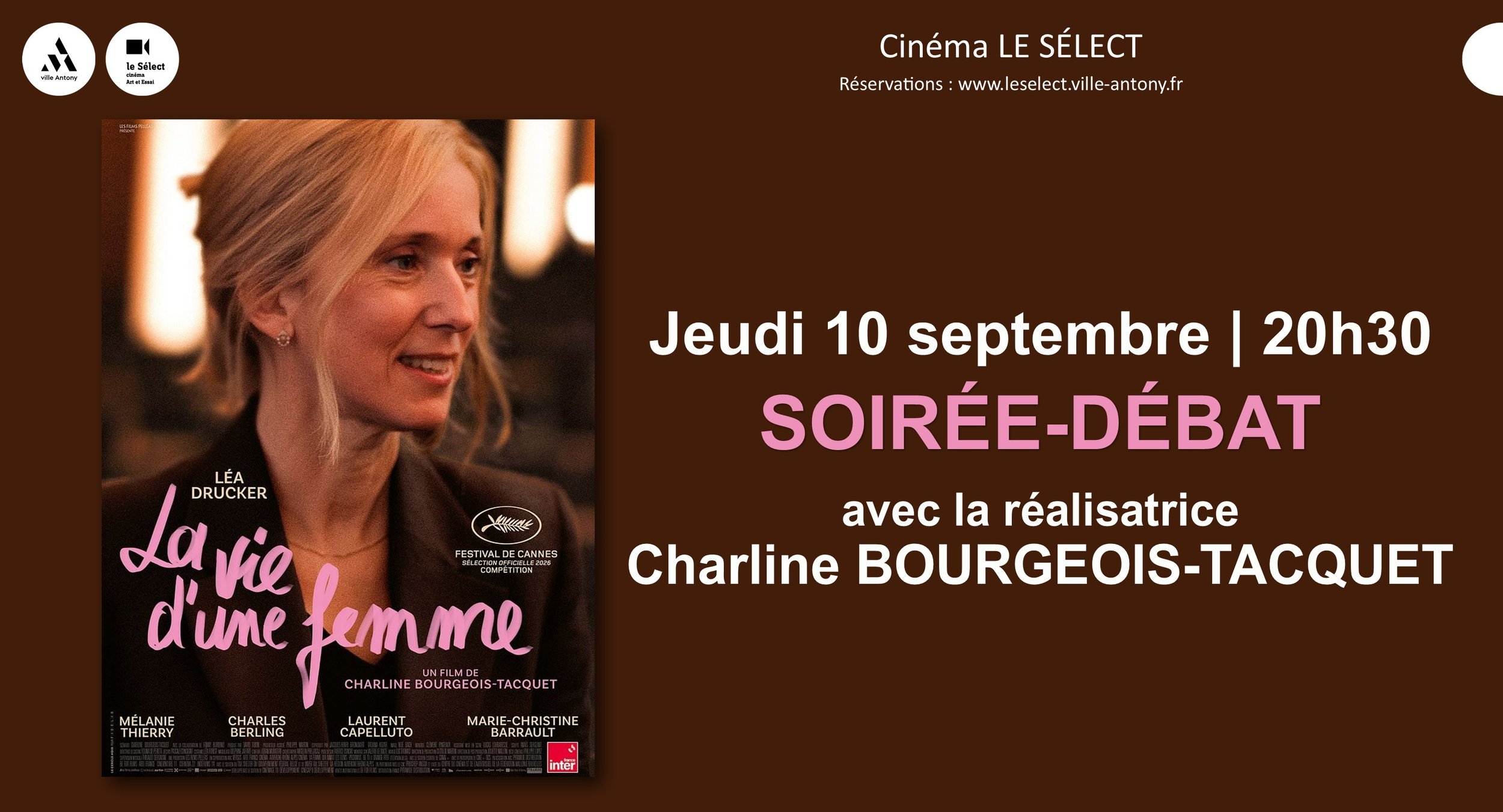 Soirée-débat LA VIE D'UNE FEMME
