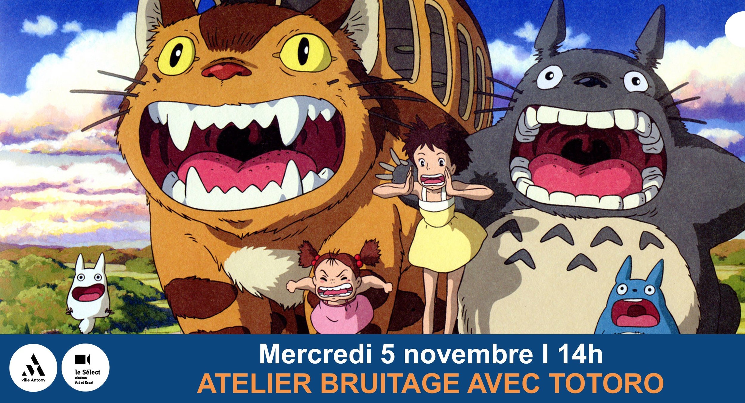 Atelier bruitage avec Totoro