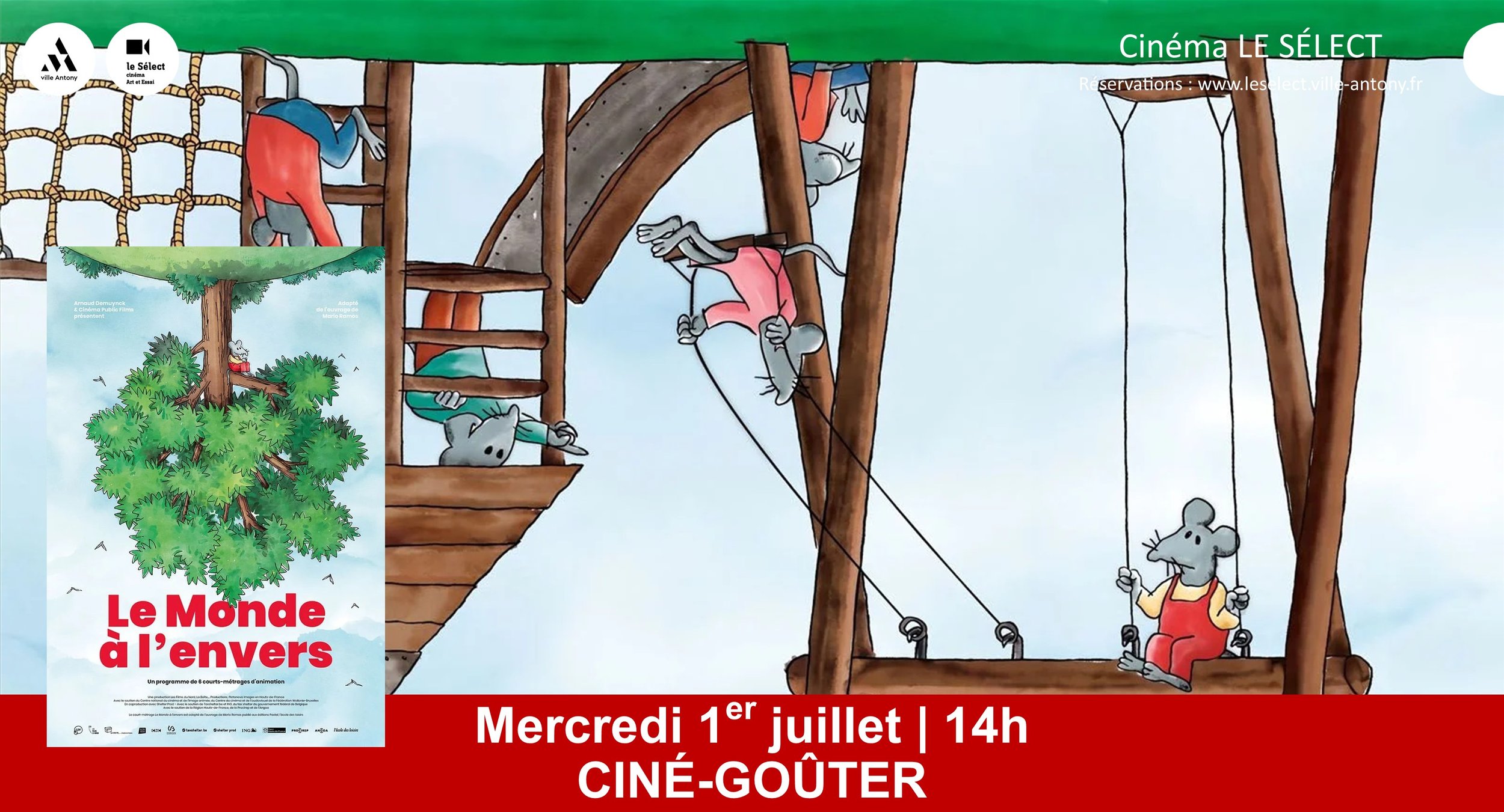 Ciné-goûter LE MONDE A L'ENVERS