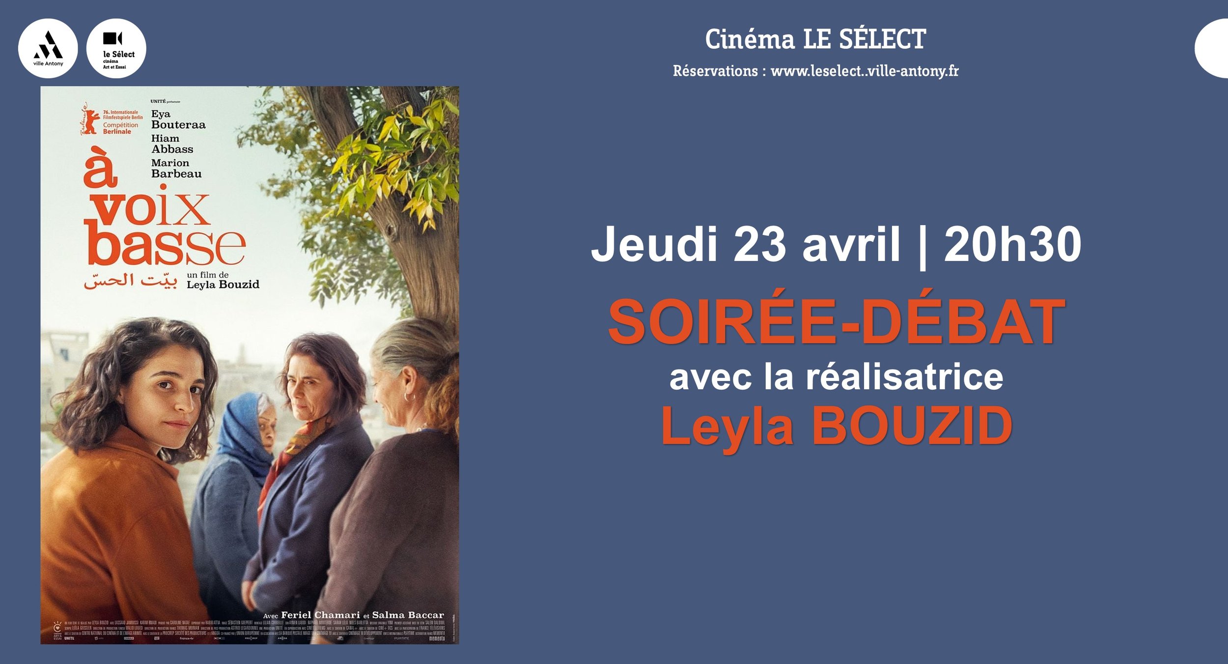 Soirée-débat A VOIX BASSE