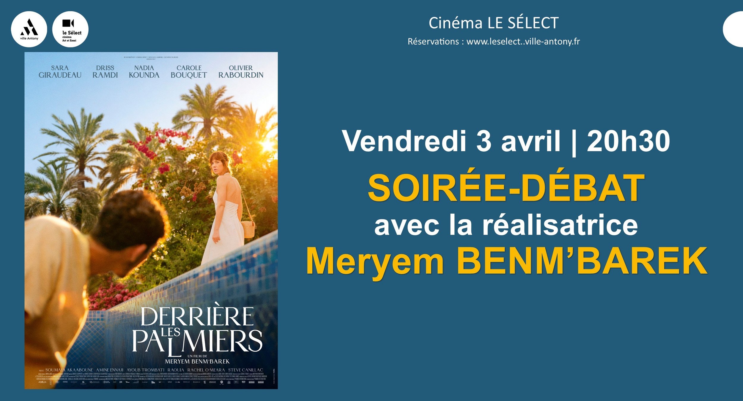 Soirée-débat DERRIERE LES PALMIERS