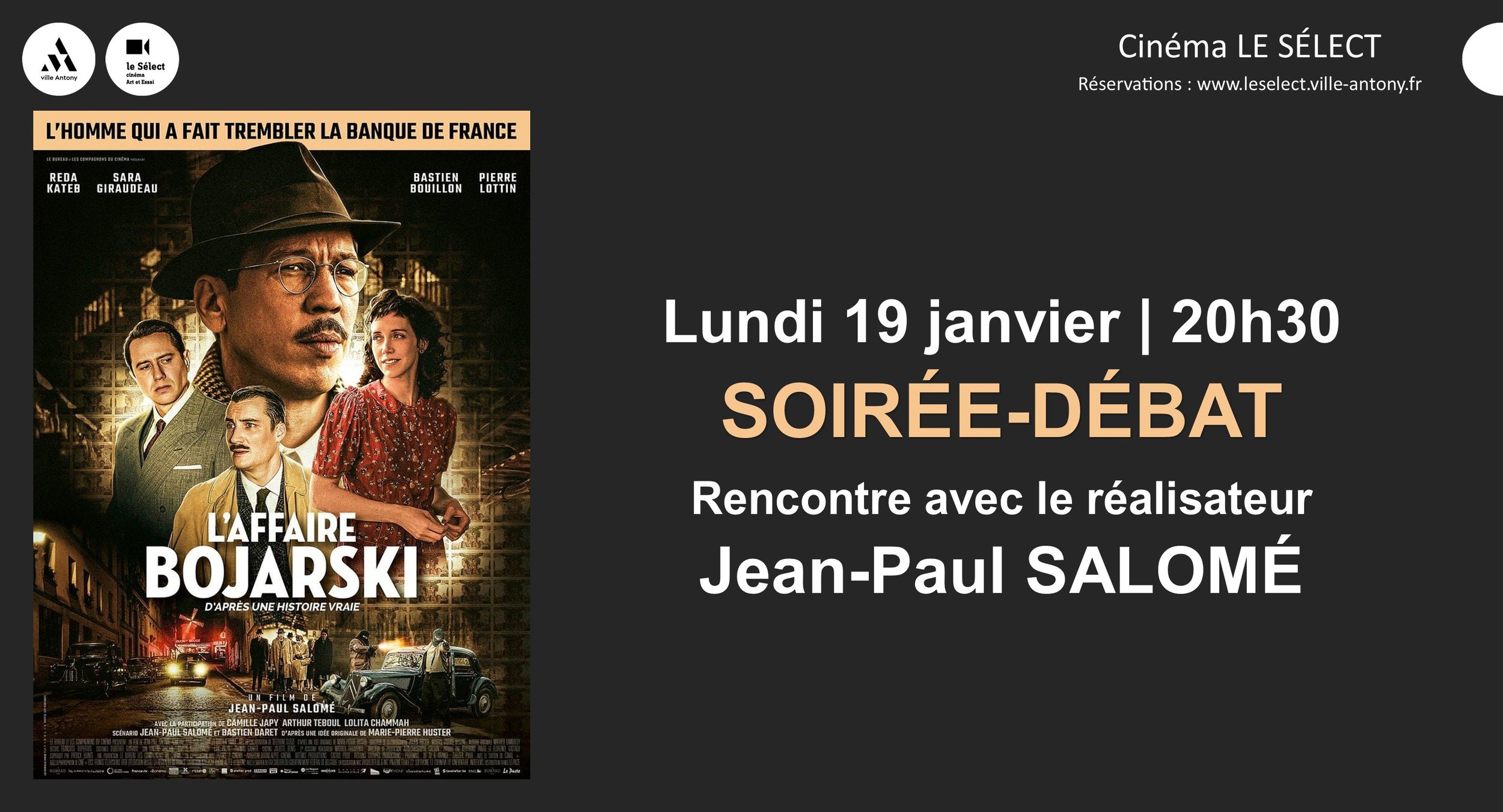 Soirée-débat L'AFFAIRE BOJARSKI