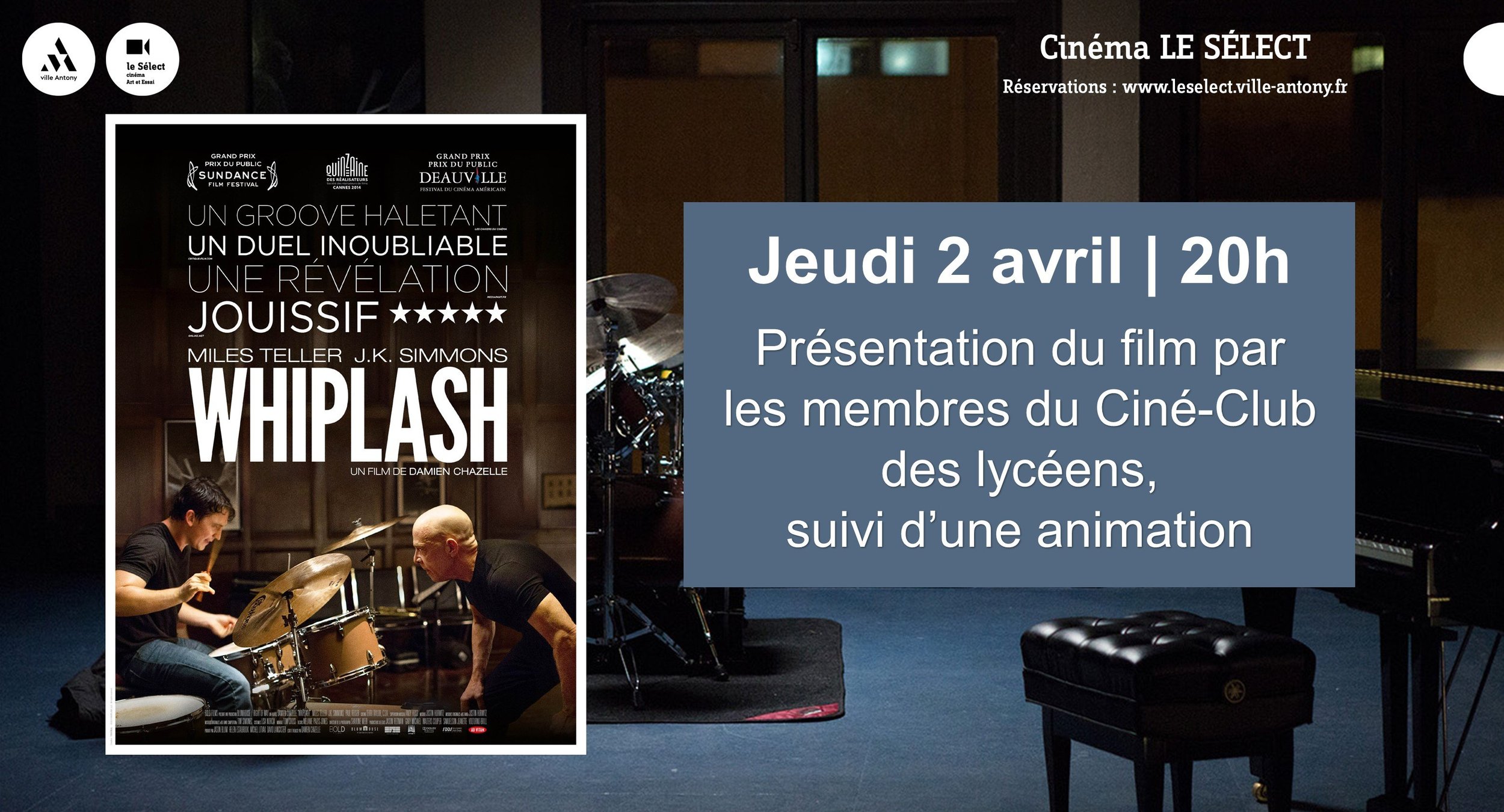 Ciné-Club des Lycéens : WHIPLASH