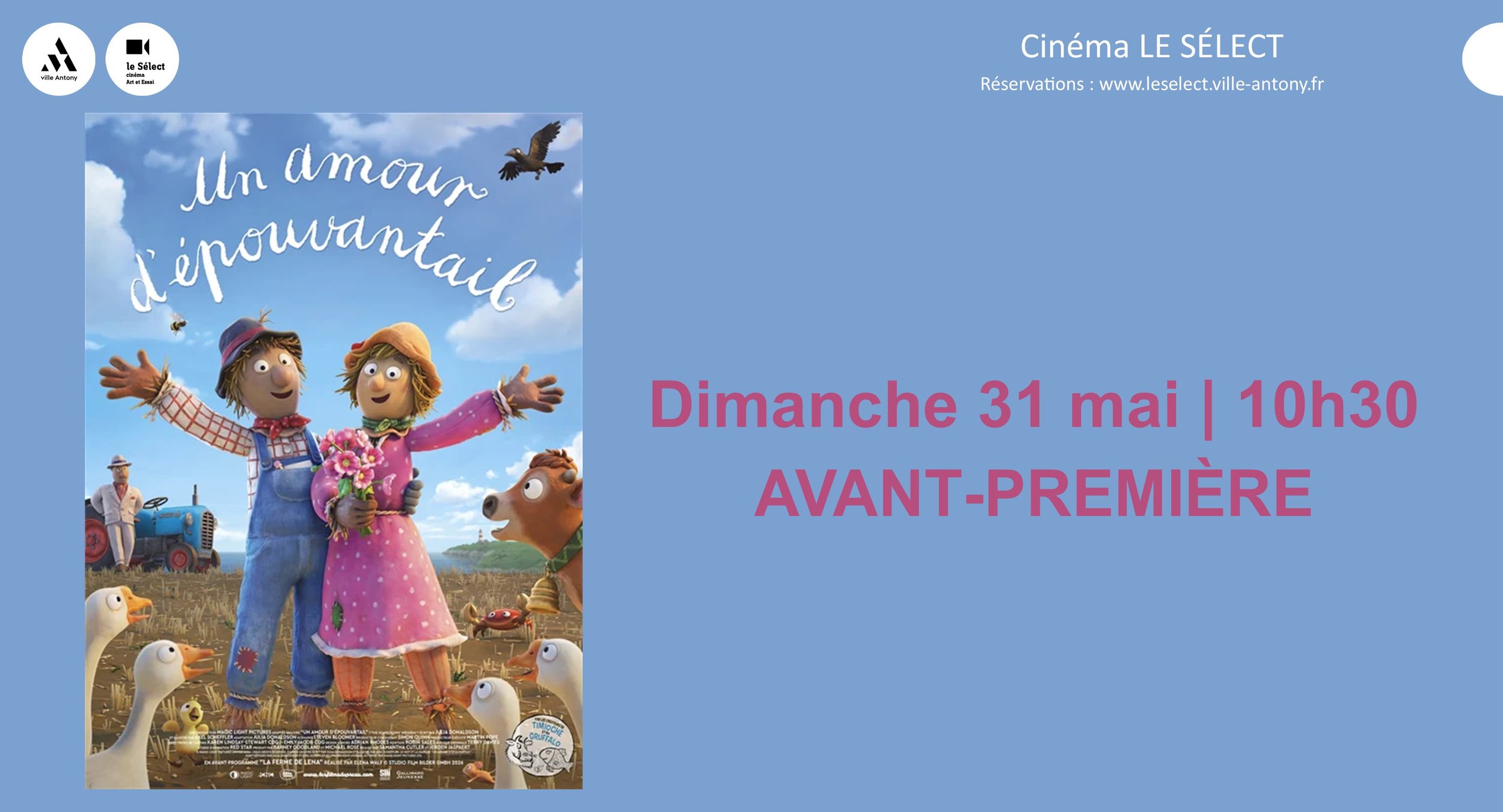 Avant-première UN AMOUR D'EPOUVANTAIL