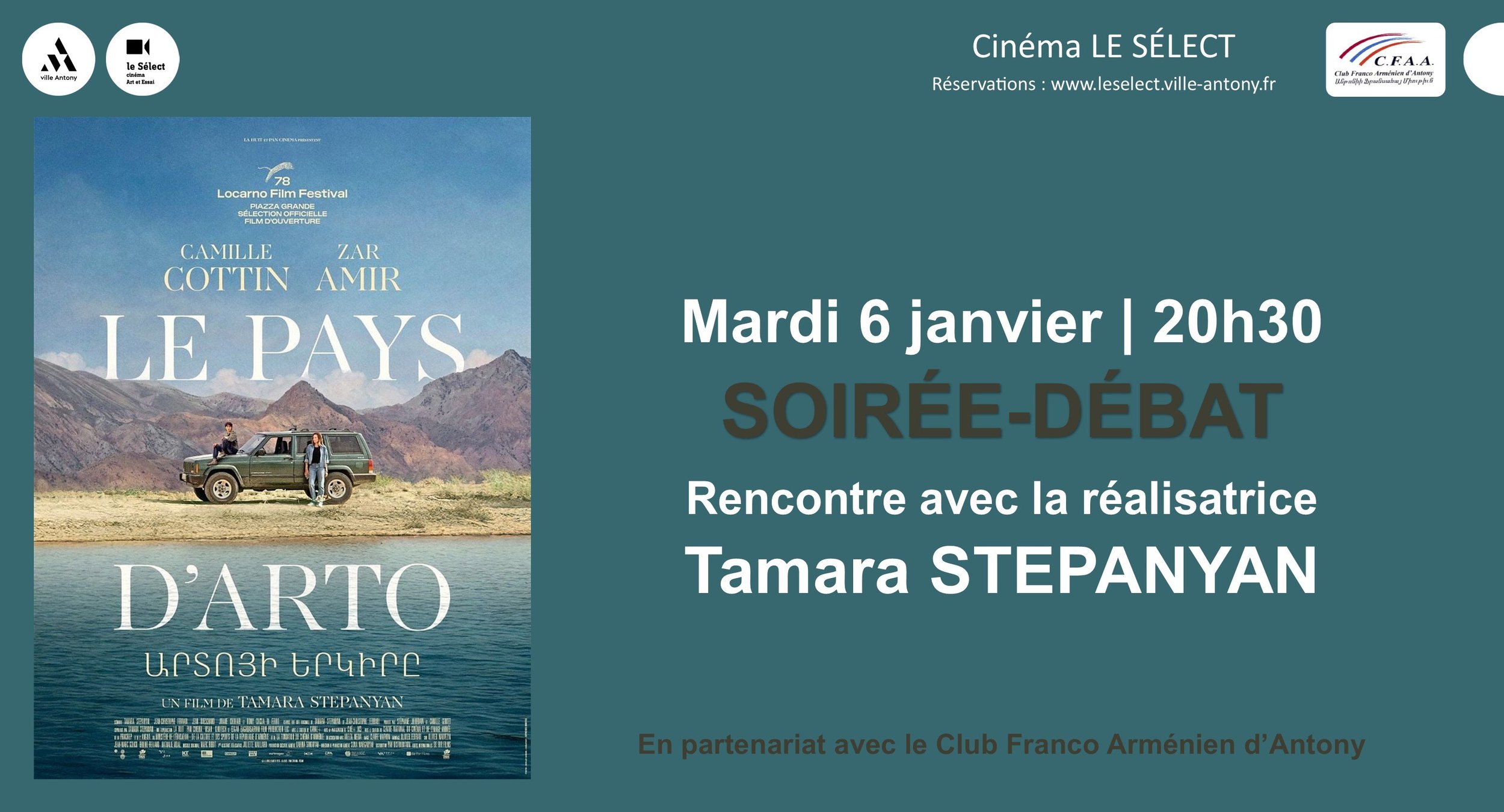 Soirée-débat LE PAYS D'ARTO