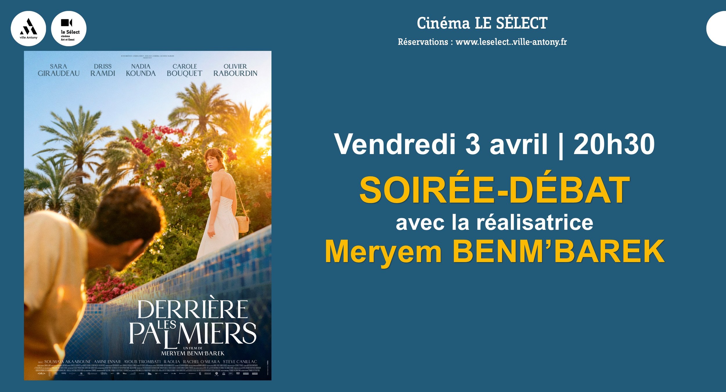 Soirée-débat DERRIERE LES PALMIERS