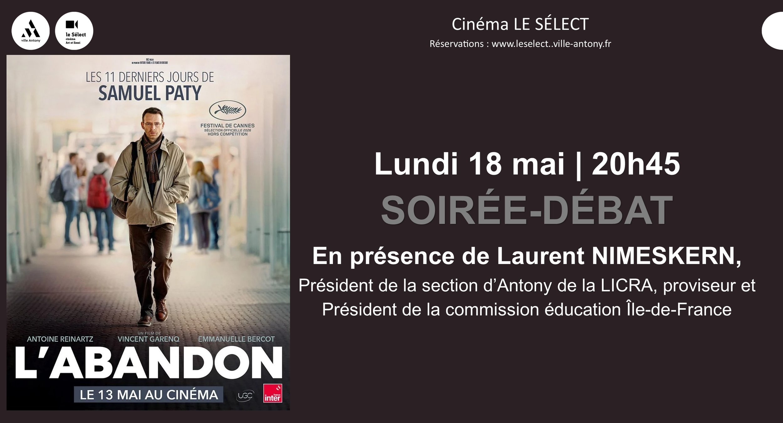 Soirée-débat L'ABANDON