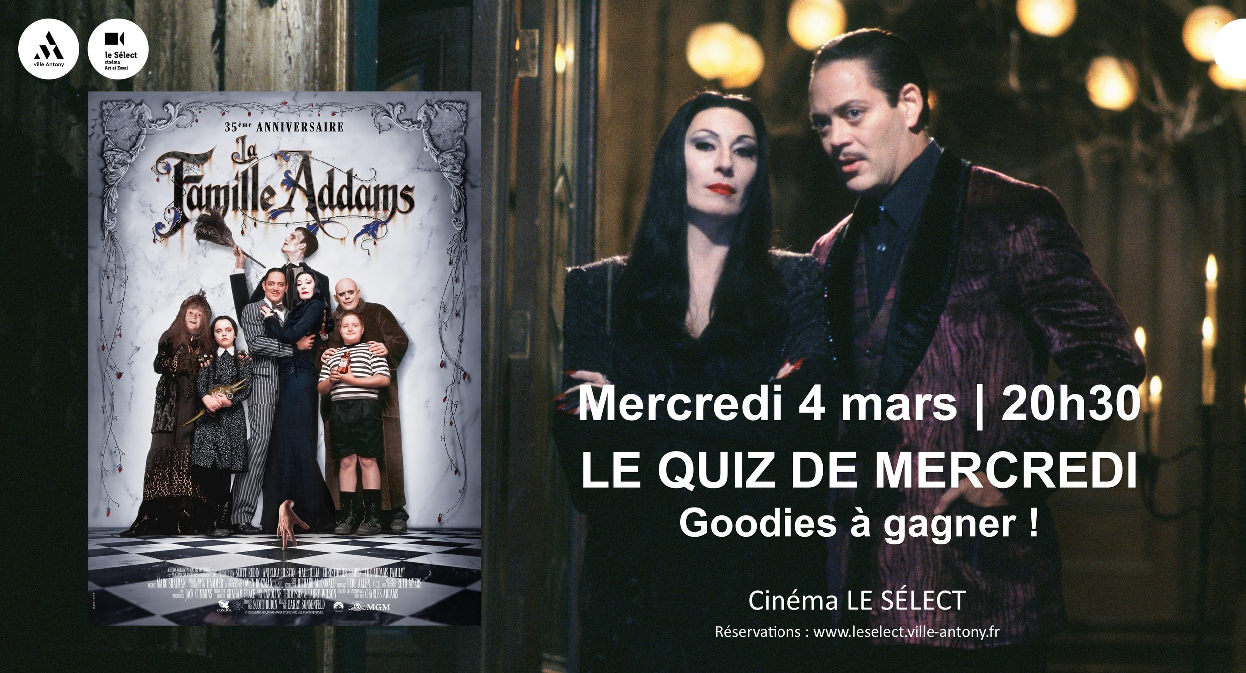 Le quiz-anniversaire de LA FAMILLE ADDAMS