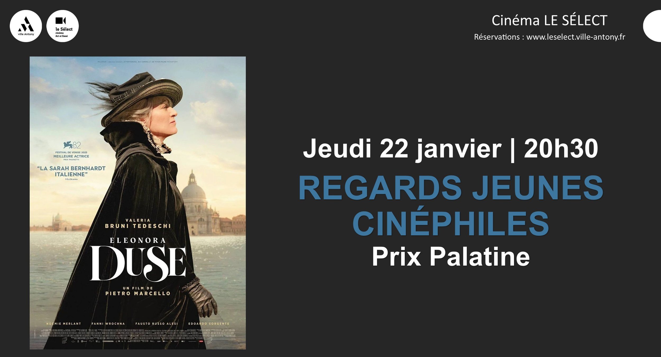 Regards Jeunes Cinéphiles ELEONORA DUSE