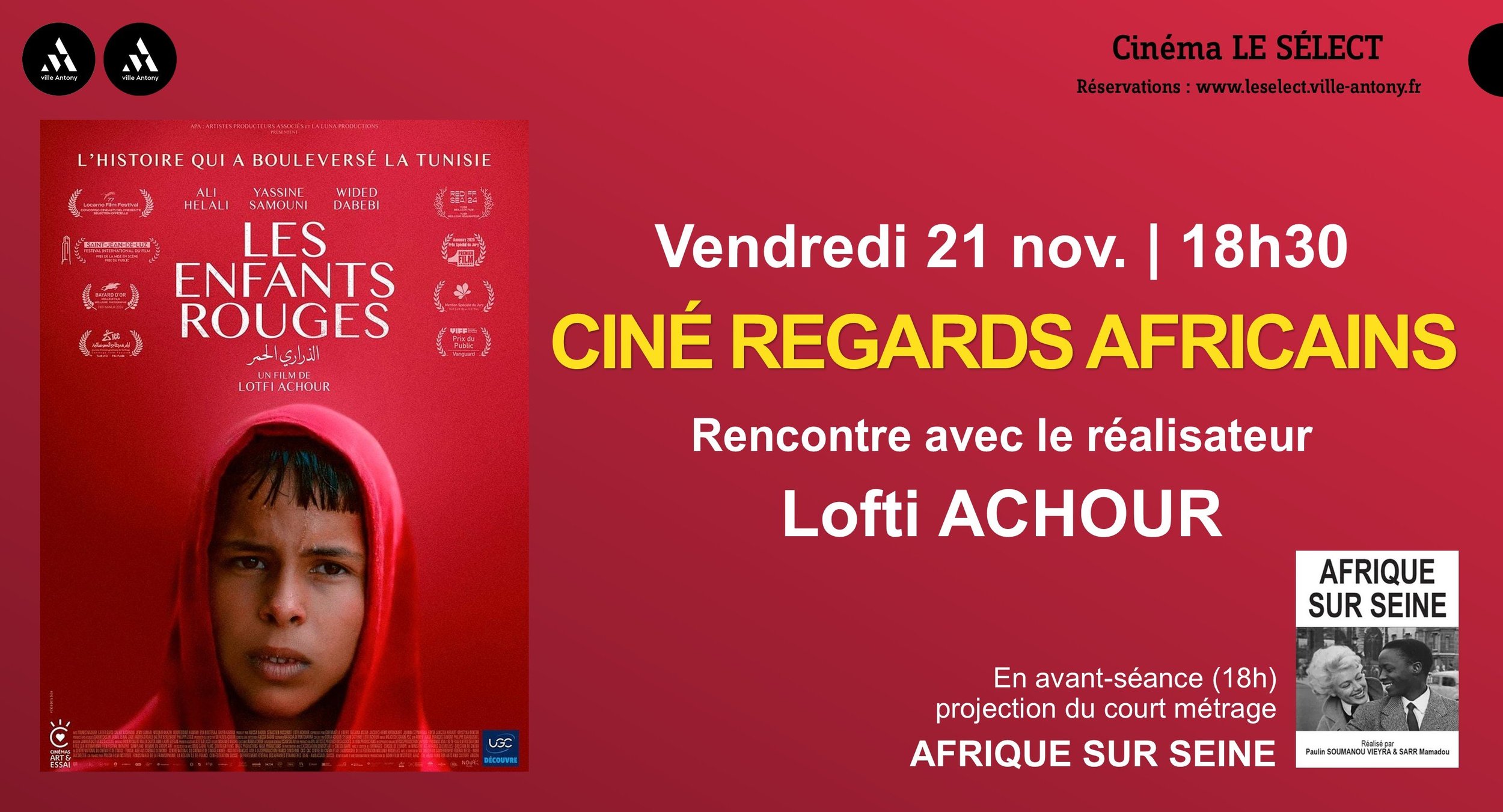 Ouverture du festival CINE REGARDS AFRICAINS
