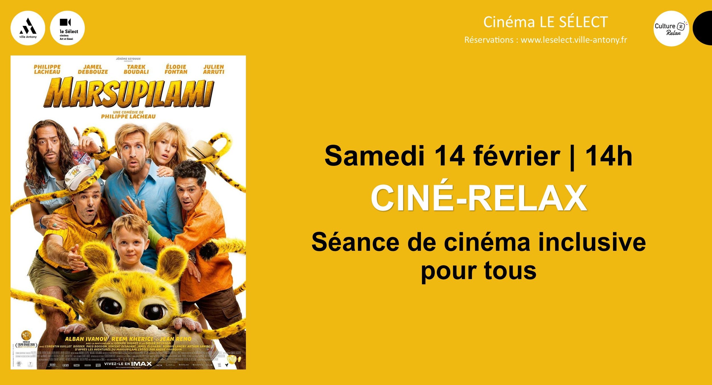 Ciné-Relax MARSUPILAMI