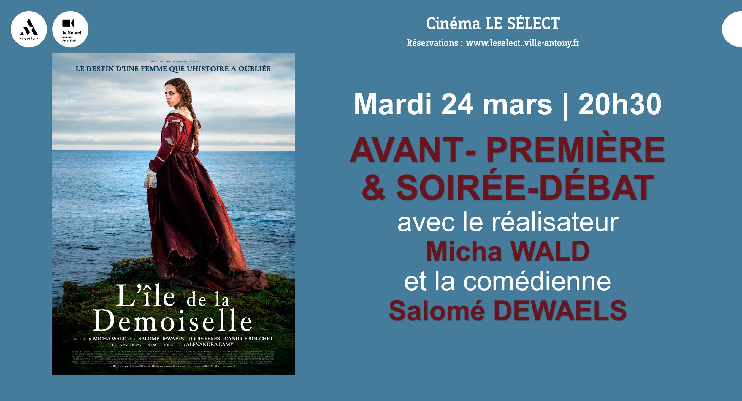 Avant-Première et rencontre L'ILE DE LA DEMOISELLE